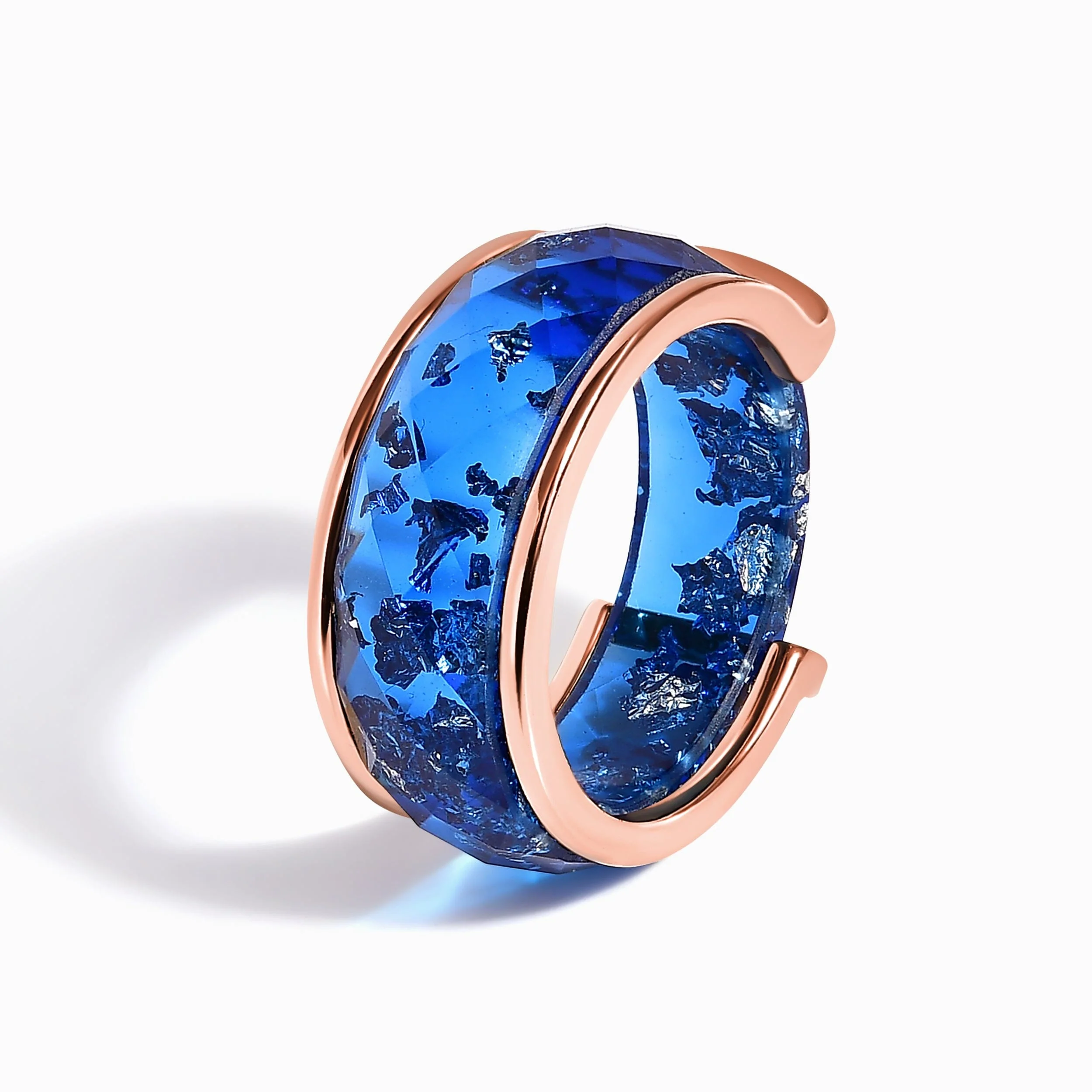 2in1 Resin Ring - Deep Blue - Image 15