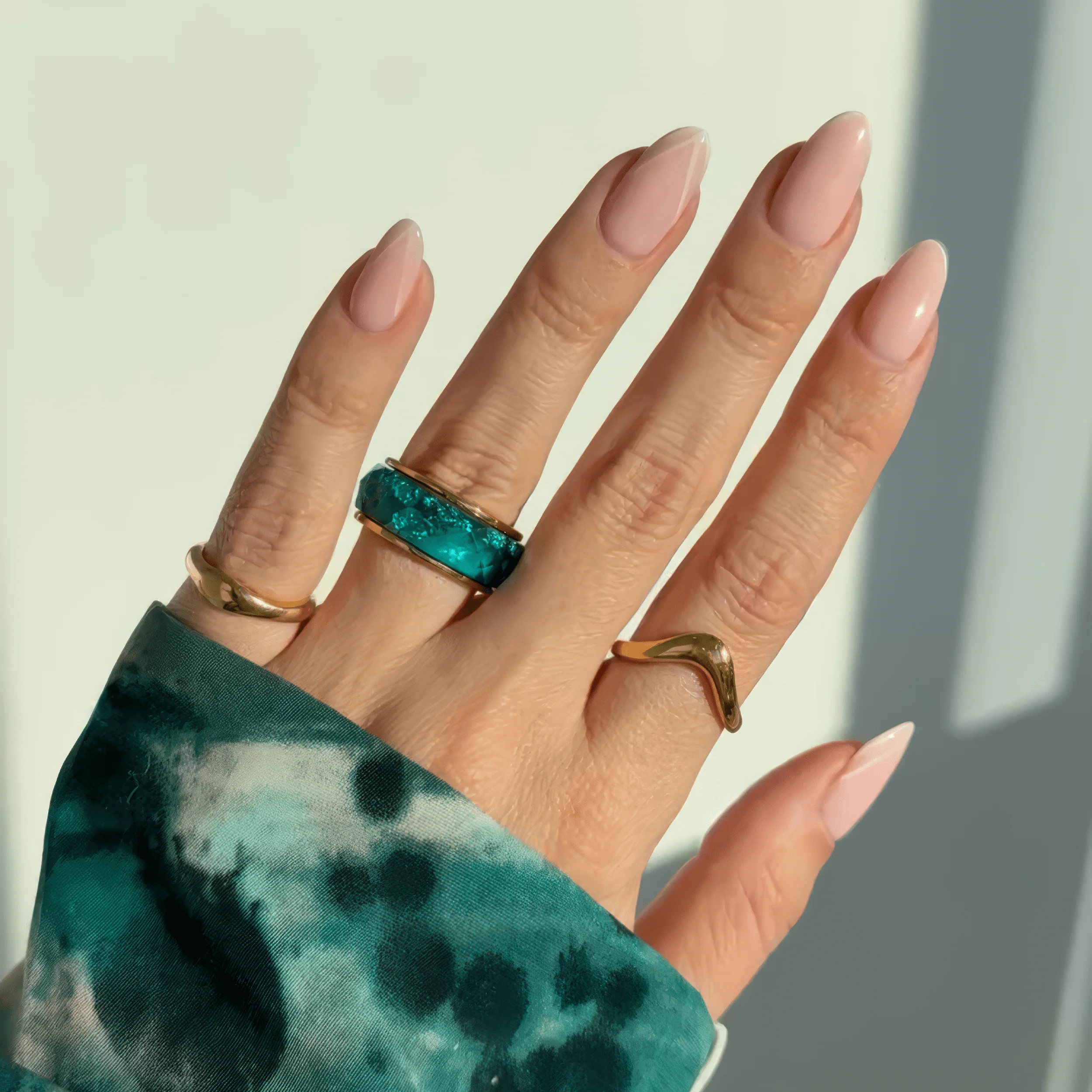 2-in-1 Resin Ring - Ocean Blue - Image 10