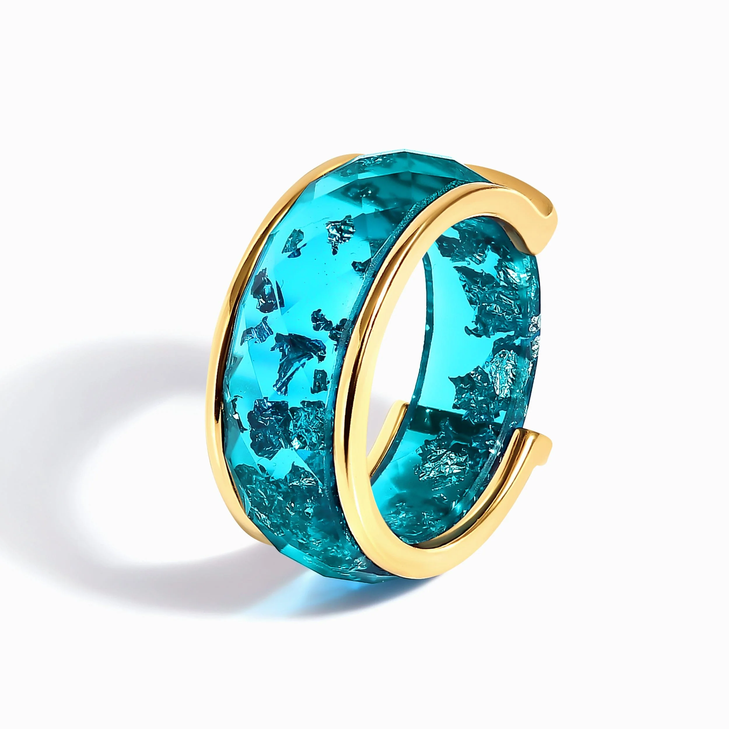 2-in-1 Resin Ring - Ocean Blue - Image 16