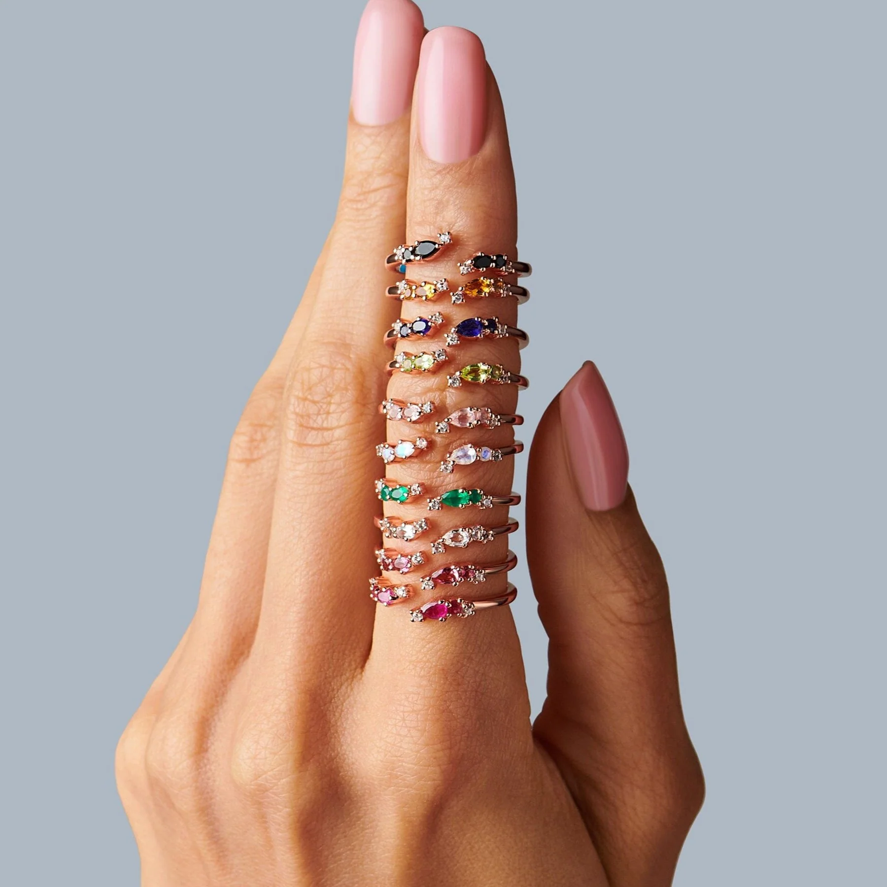 Adjustable Garnet Ring Flourish - January Birthstone - Image 13