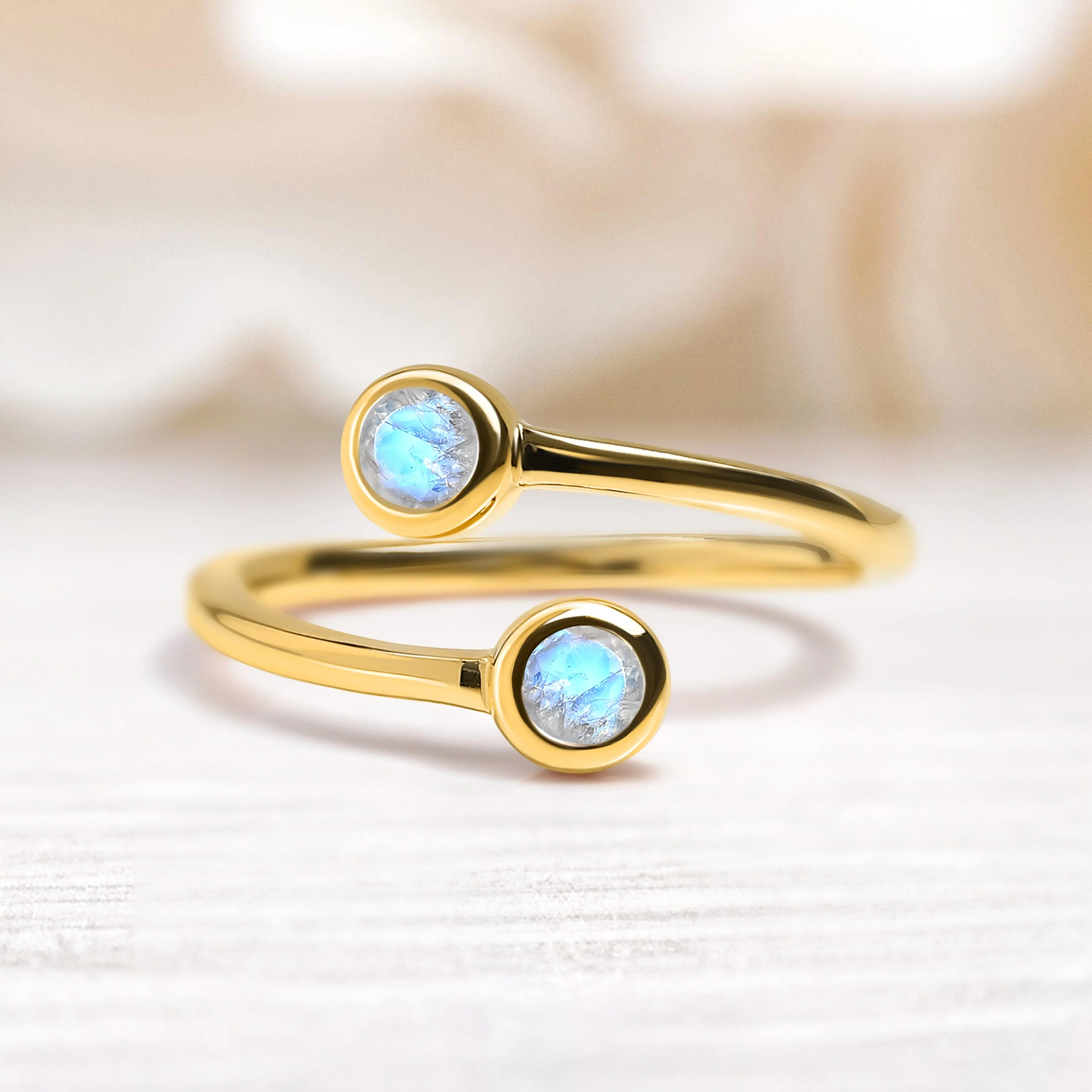 Adjustable Moonstone Ring - Evolve - Image 17