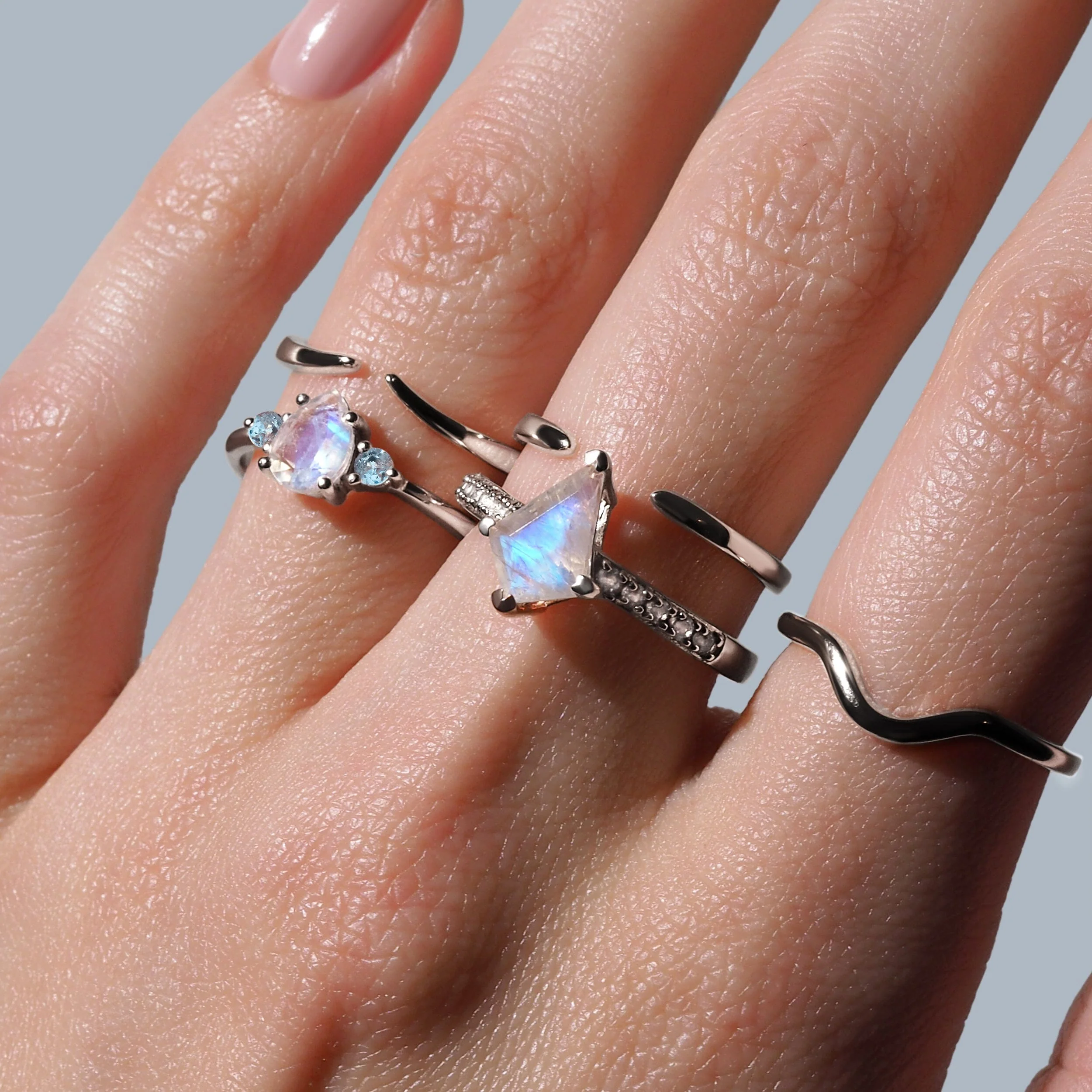 Adjustable Ring - Plain Twinkling Band - Image 10