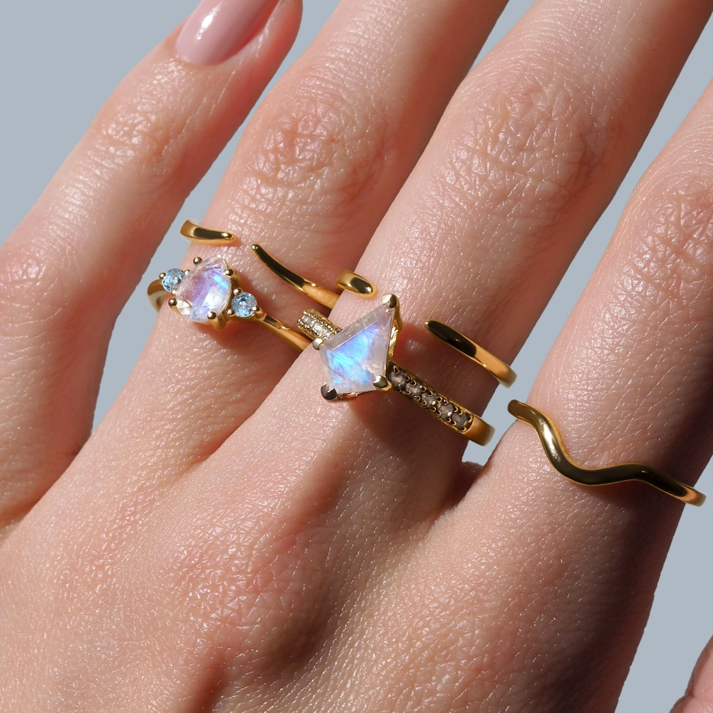 Adjustable Ring - Plain Twinkling Band - Image 12