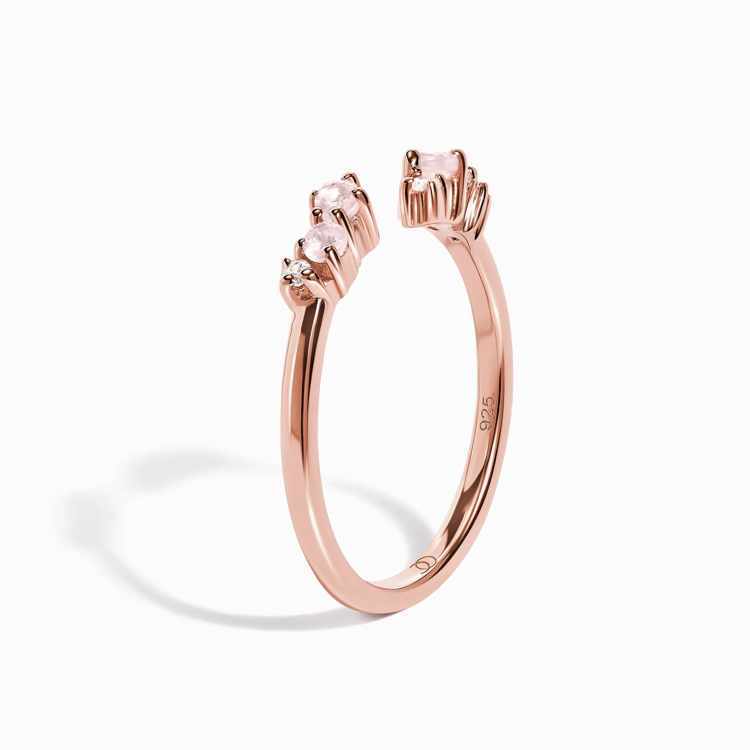 Adjustable Rose Quartz Ring - Flourish - Image 12
