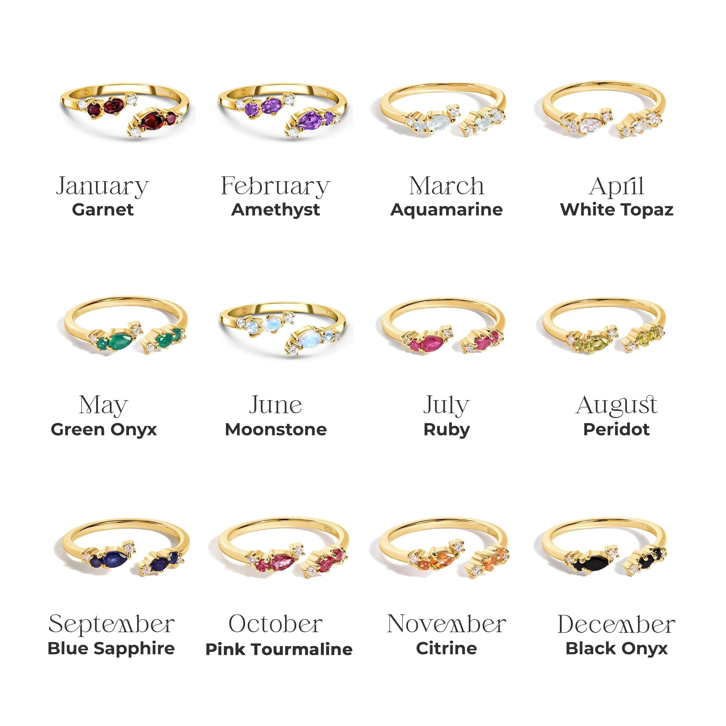 Adjustable Ruby Ring Flourish - July Birthstone - Image 22