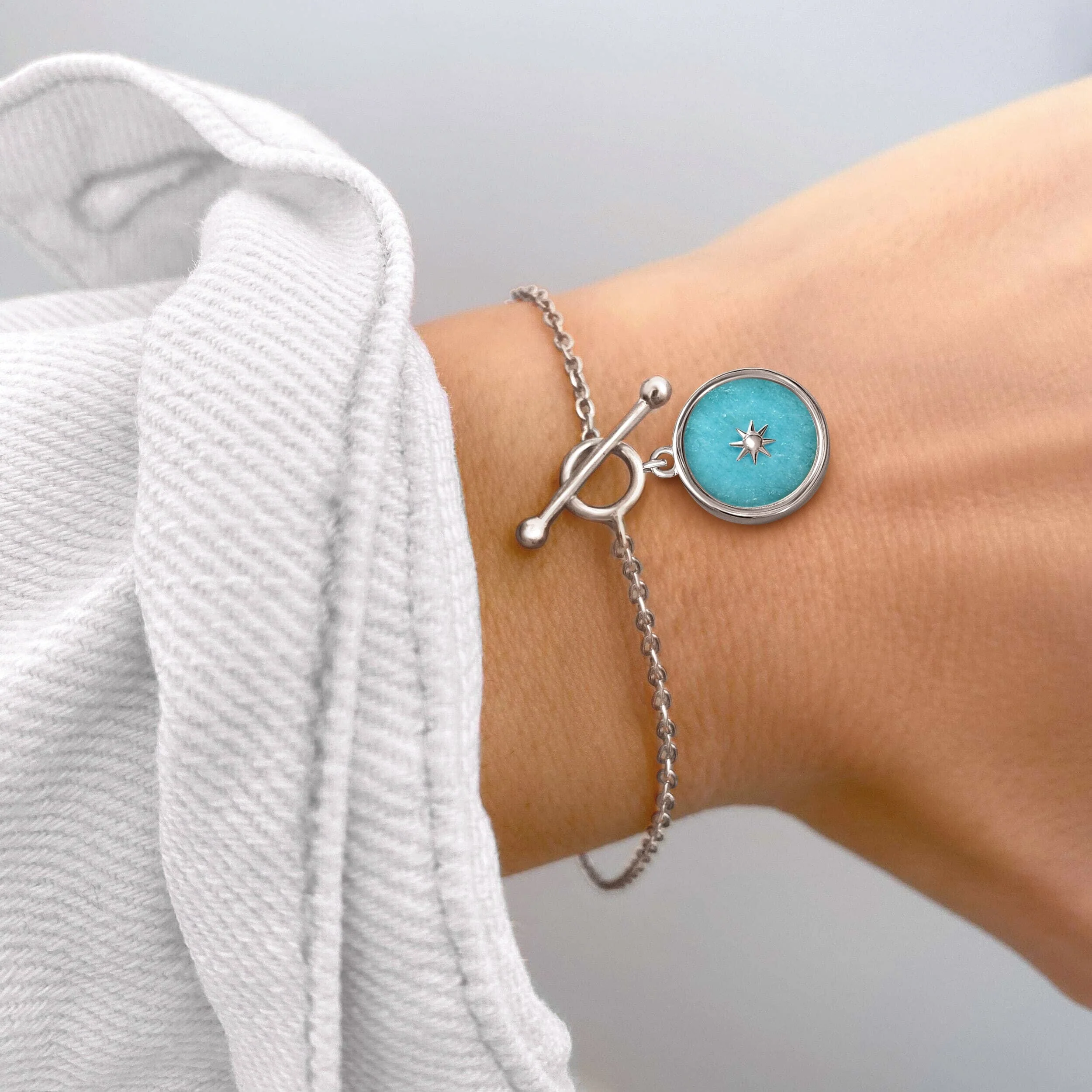 Amazonite T-Lock Bracelet - Sol - Image 2