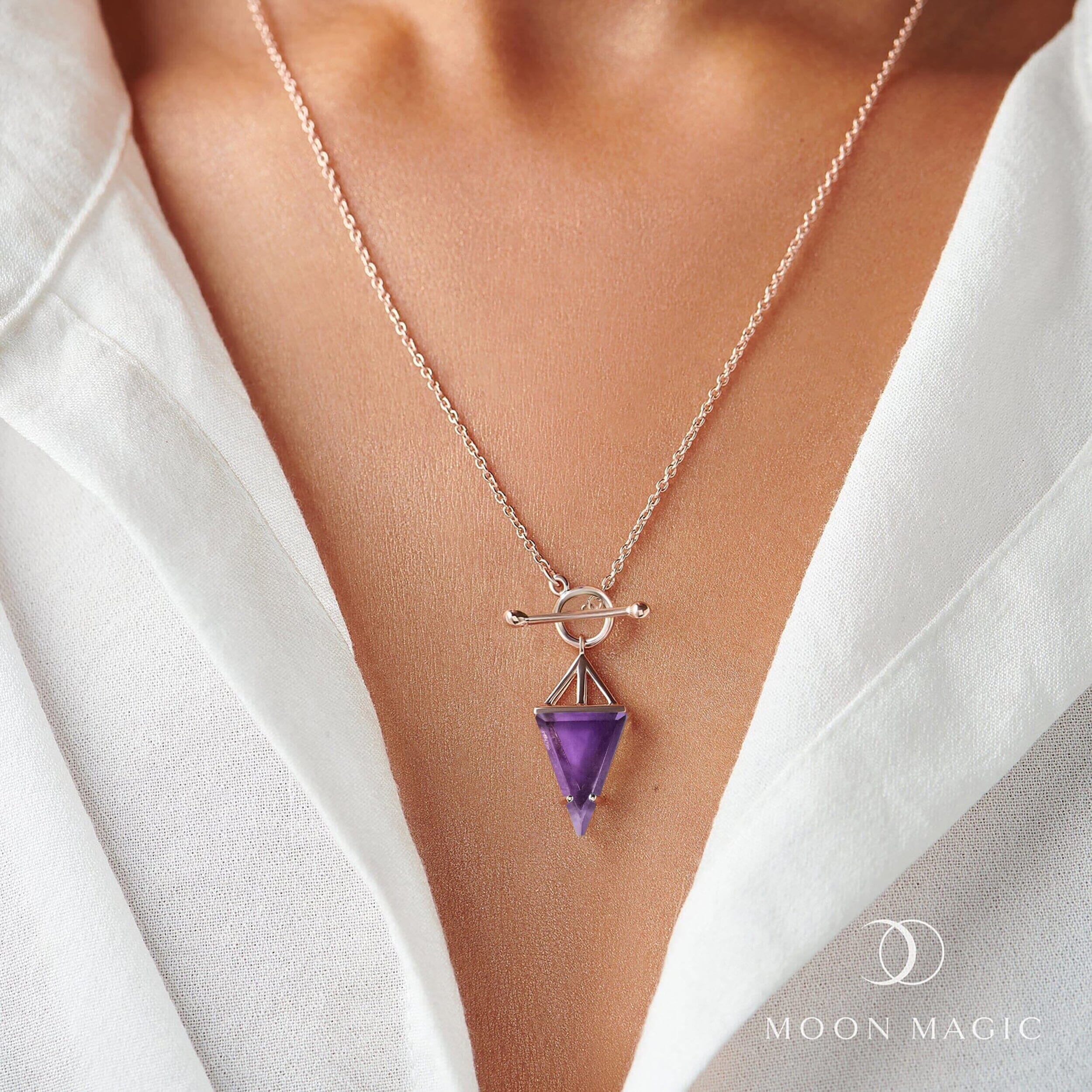 Amethyst Necklace - Heroine T-Lock - Image 6