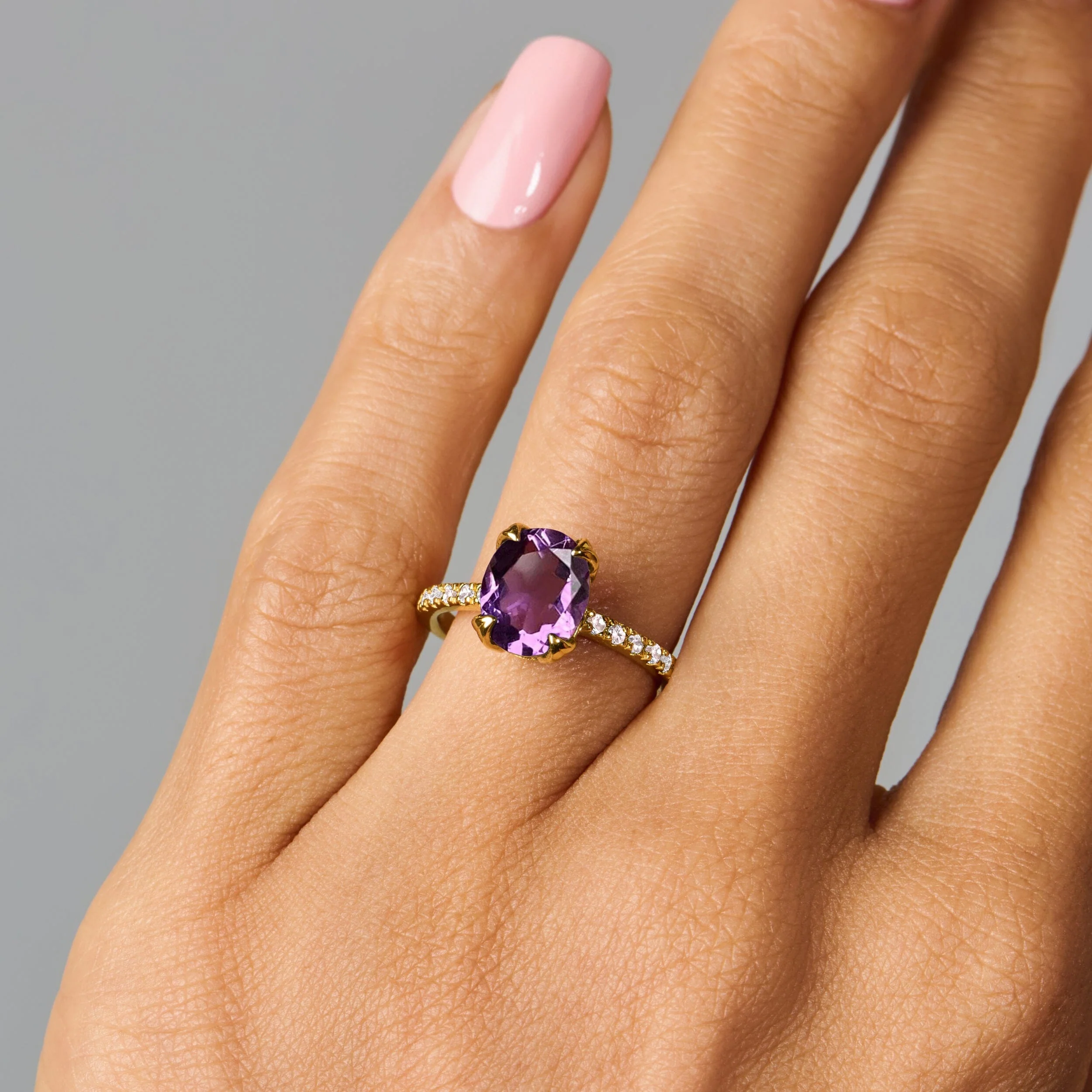 Amethyst Ring - Harlow - Image 21