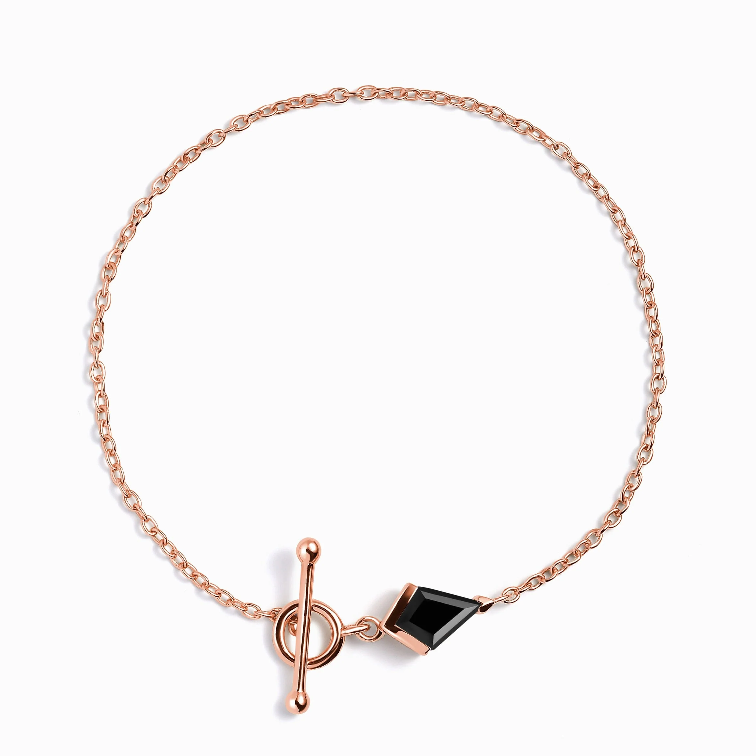 Black Obsidian Bracelet - Heroine T-Lock - Image 3