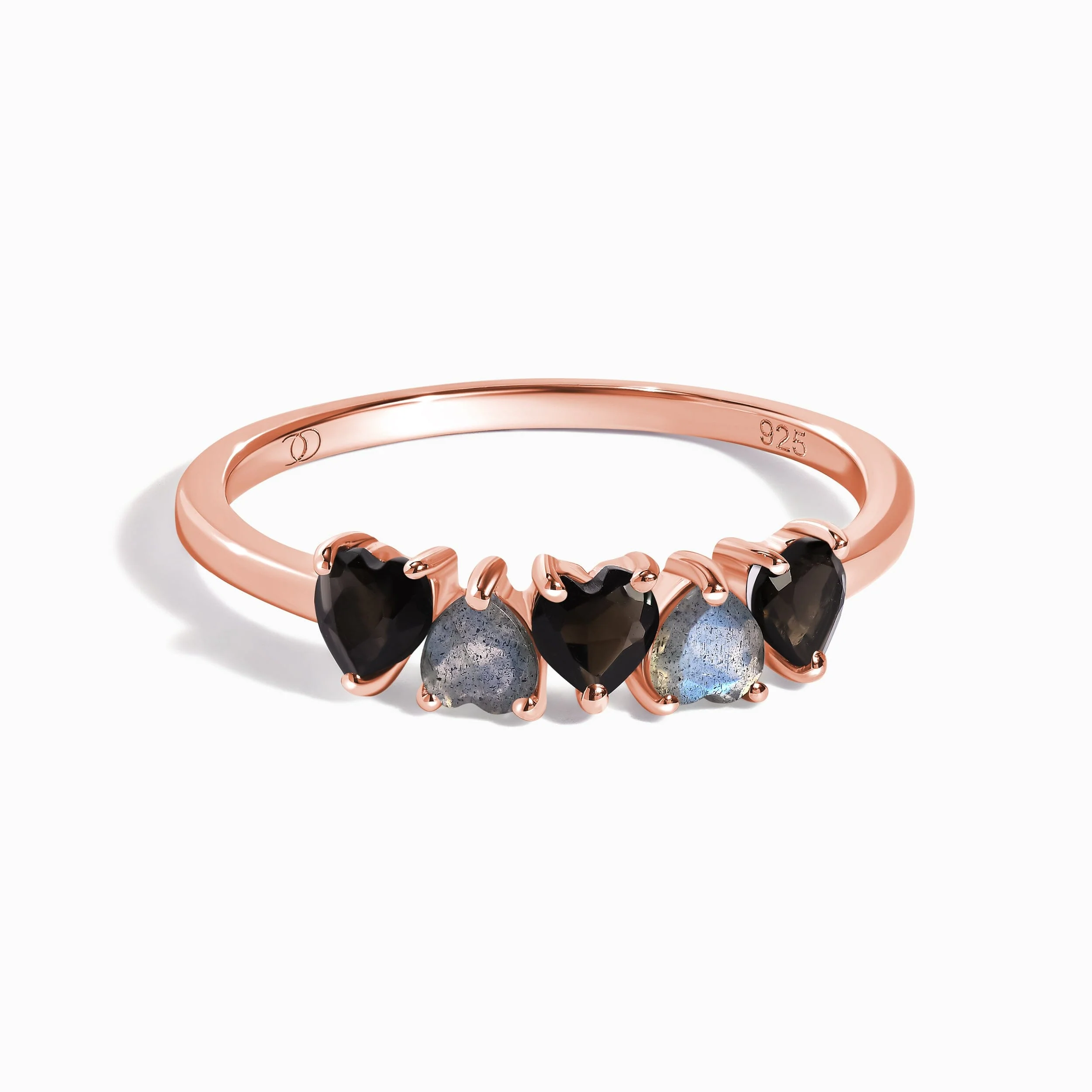 Black Obsidian Labradorite Ring - Crush On You - Image 3