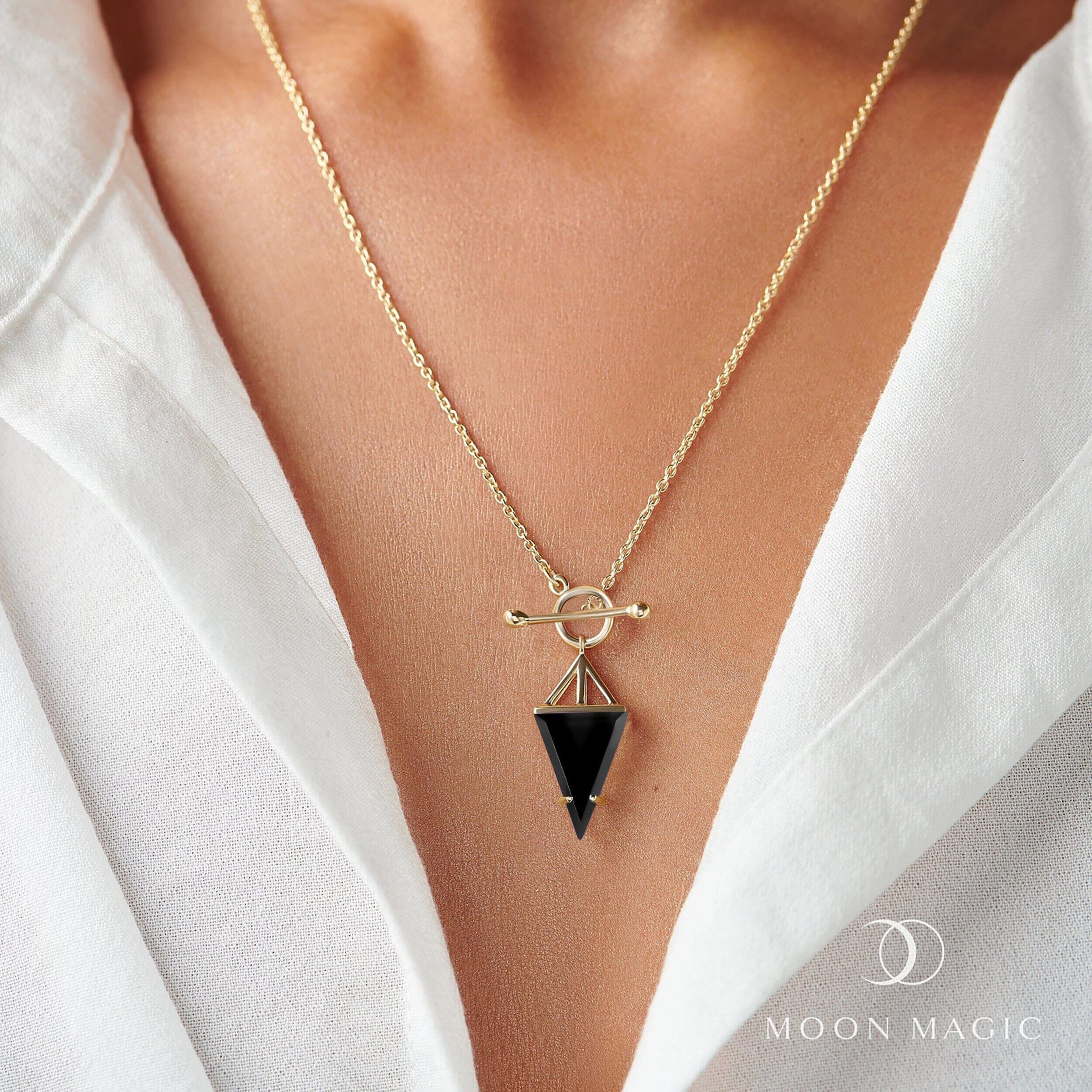 Black Obsidian Necklace - Heroine T-Lock - Image 20