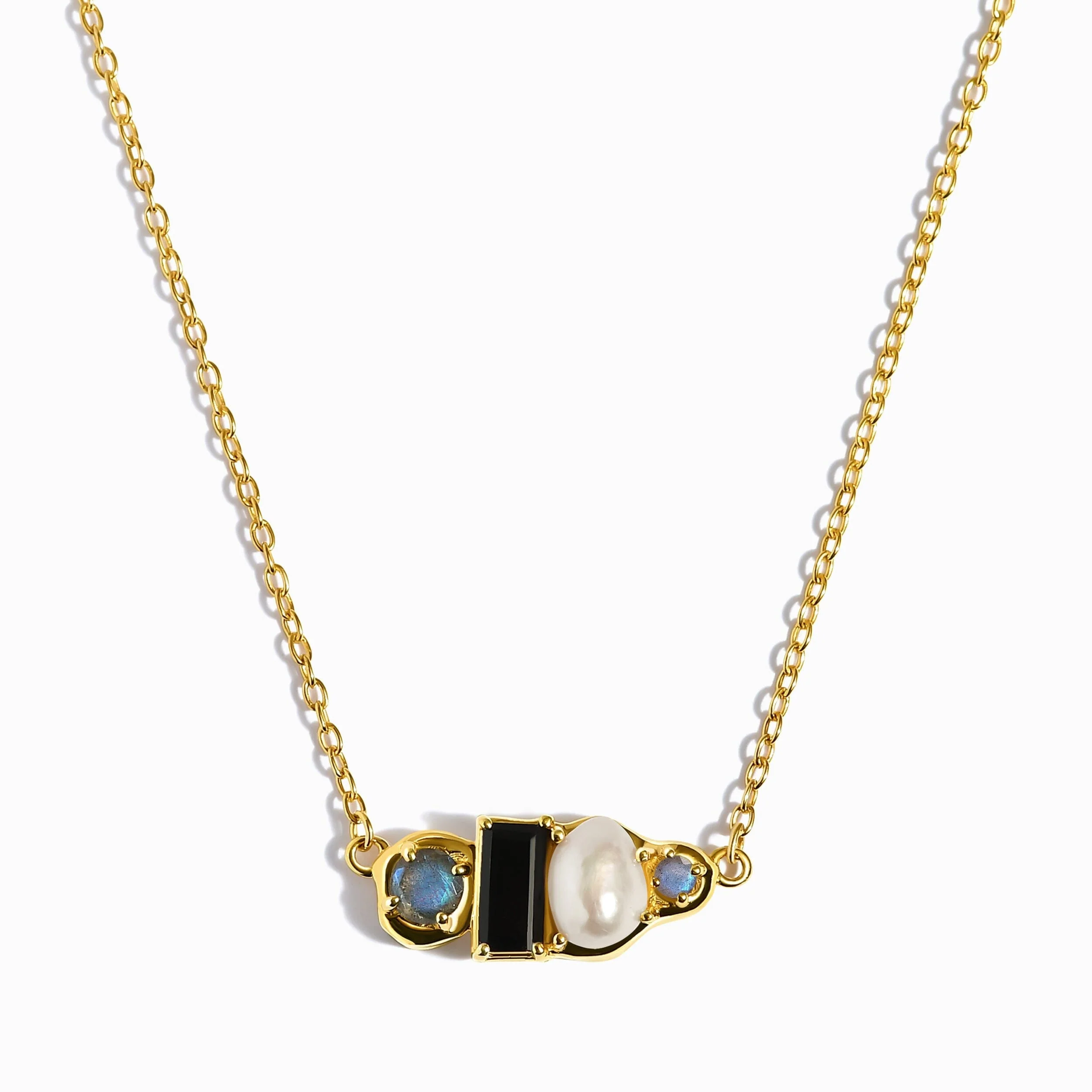 Black Obsidian Pearl Necklace - Treasure - Image 22