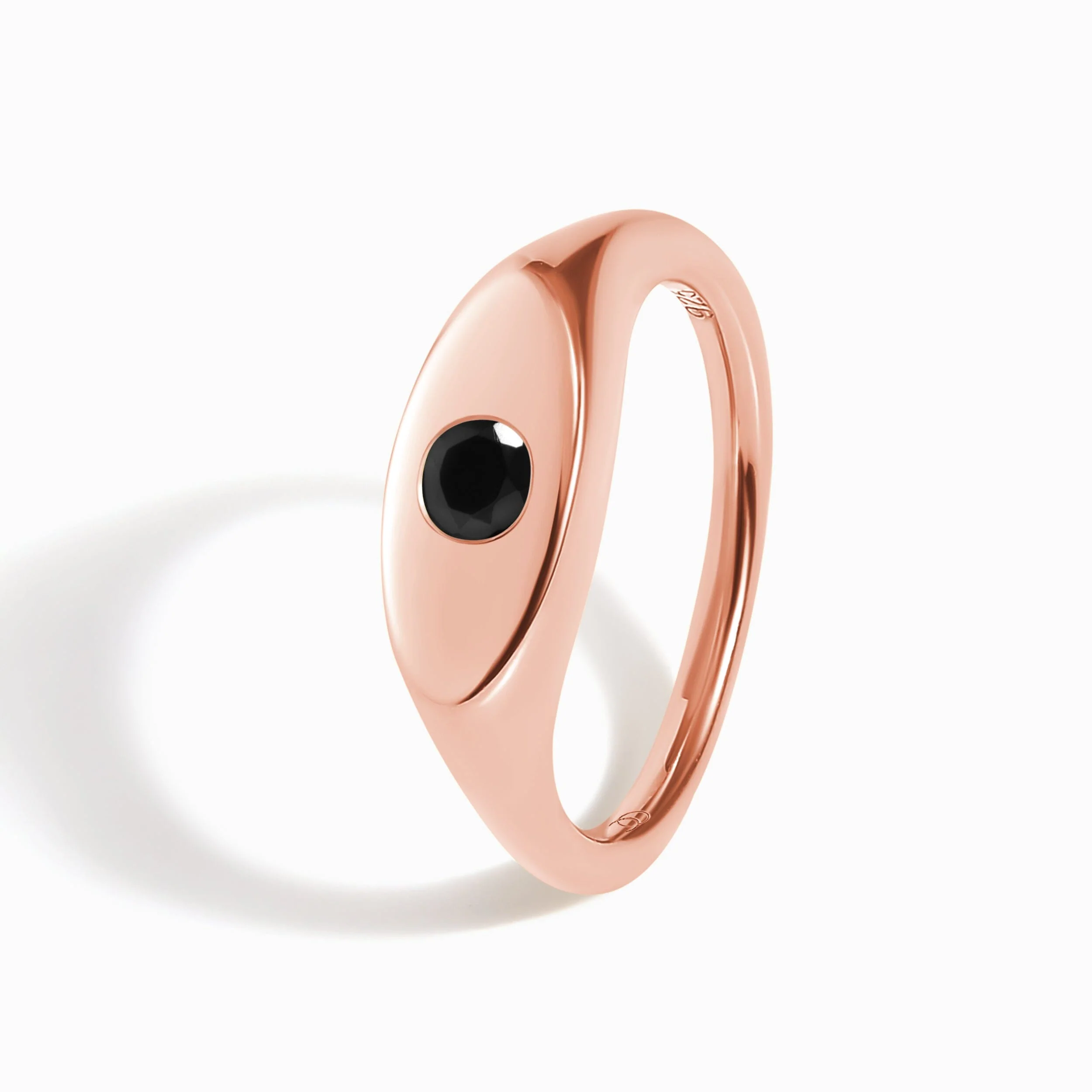 Black Obsidian Pinky Ring - Signet Noire - Image 14
