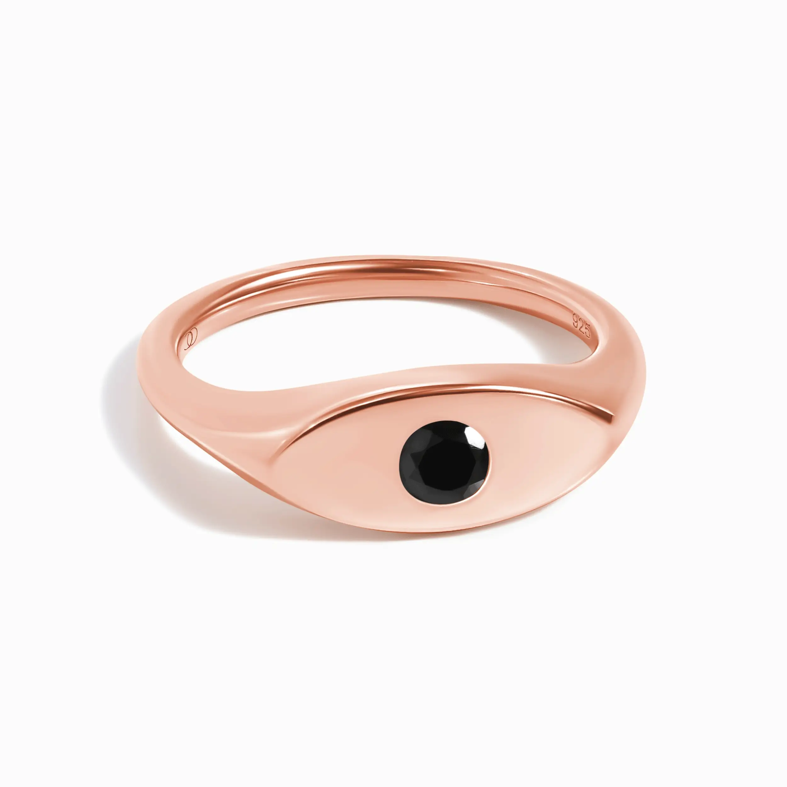 Black Obsidian Pinky Ring - Signet Noire - Image 3