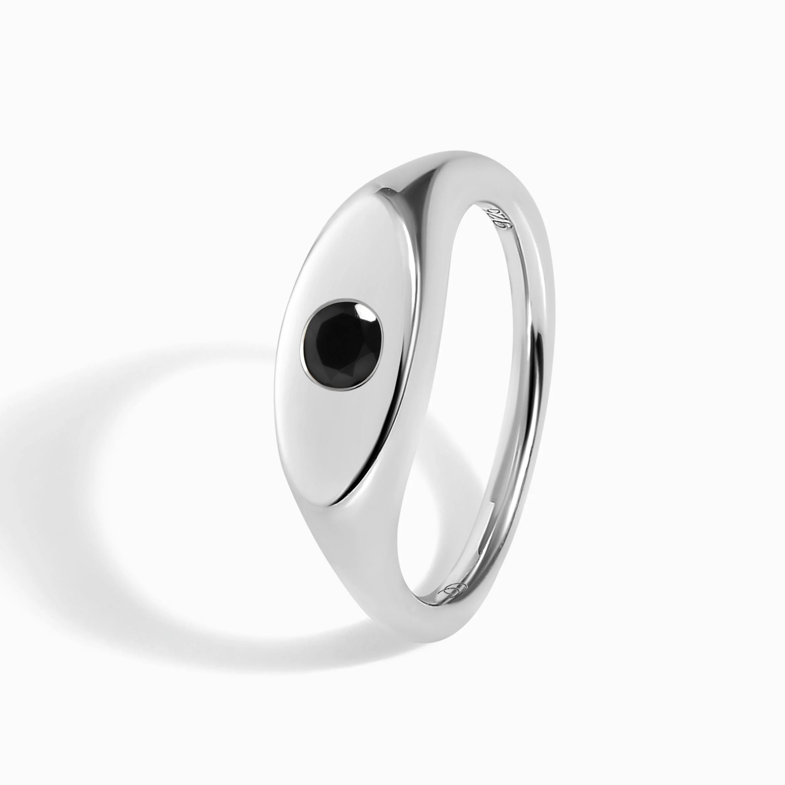 Black Obsidian Pinky Ring - Signet Noire - Image 9