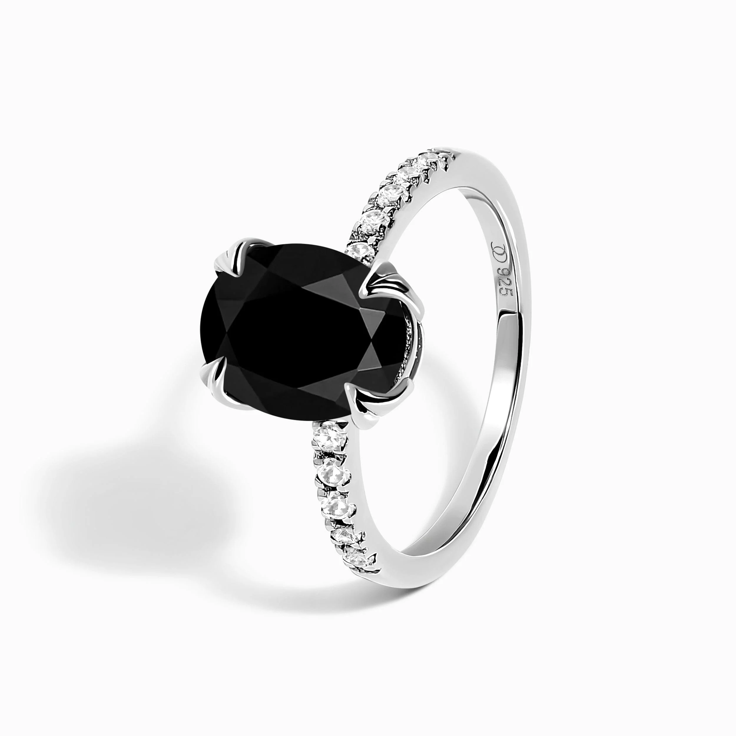Black Obsidian Ring - Harlow - Image 10