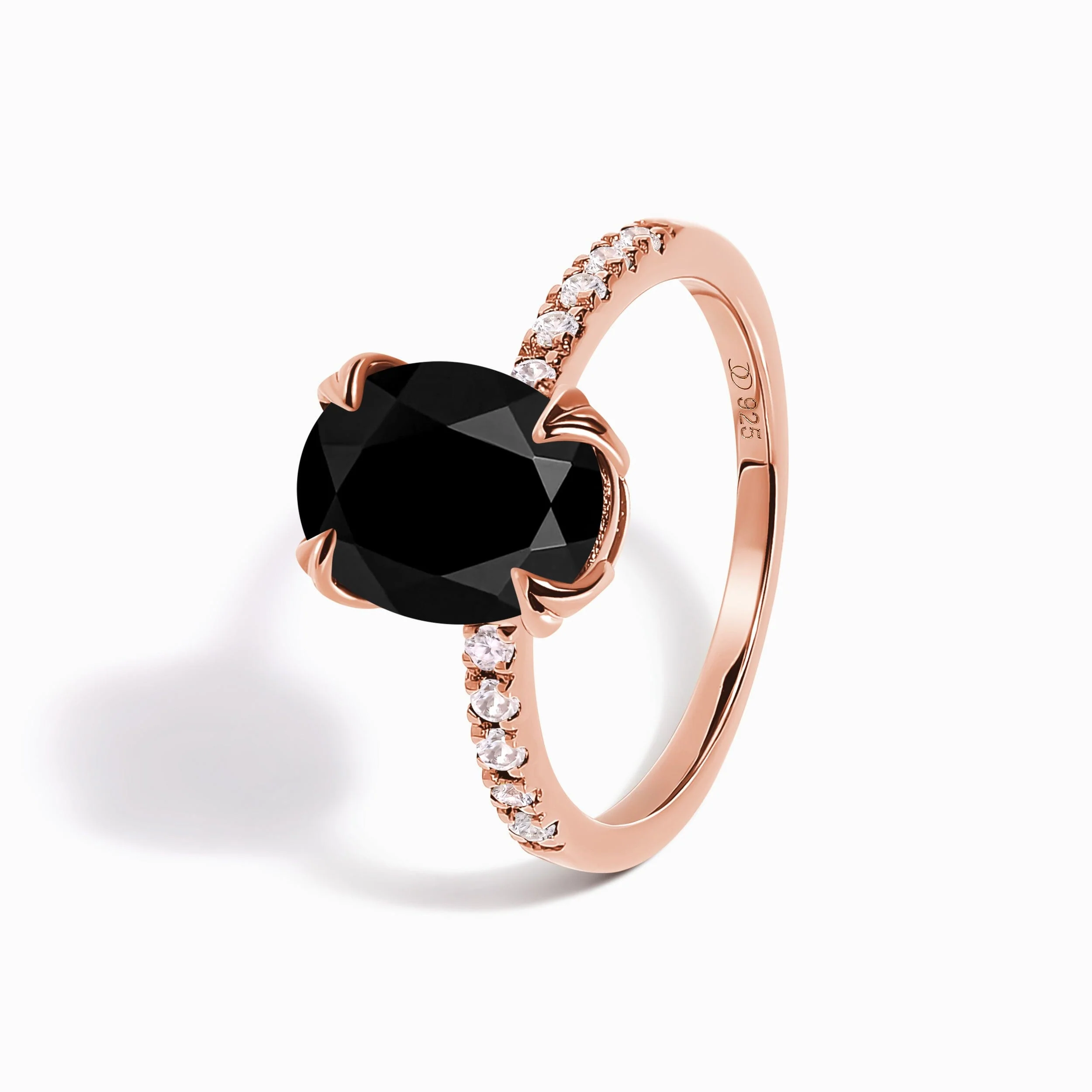 Black Obsidian Ring - Harlow - Image 14