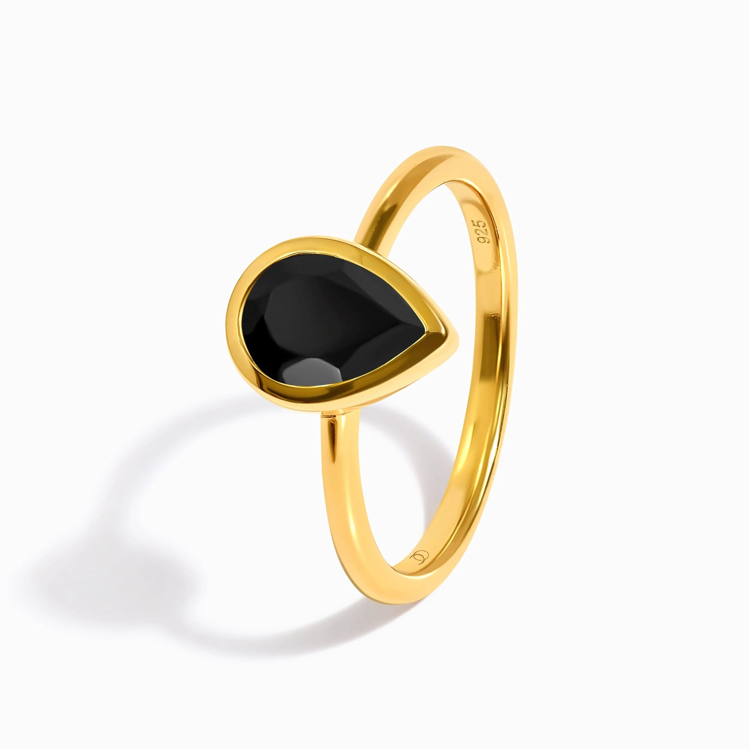 Black Obsidian Ring - Hidden Heart - Image 16