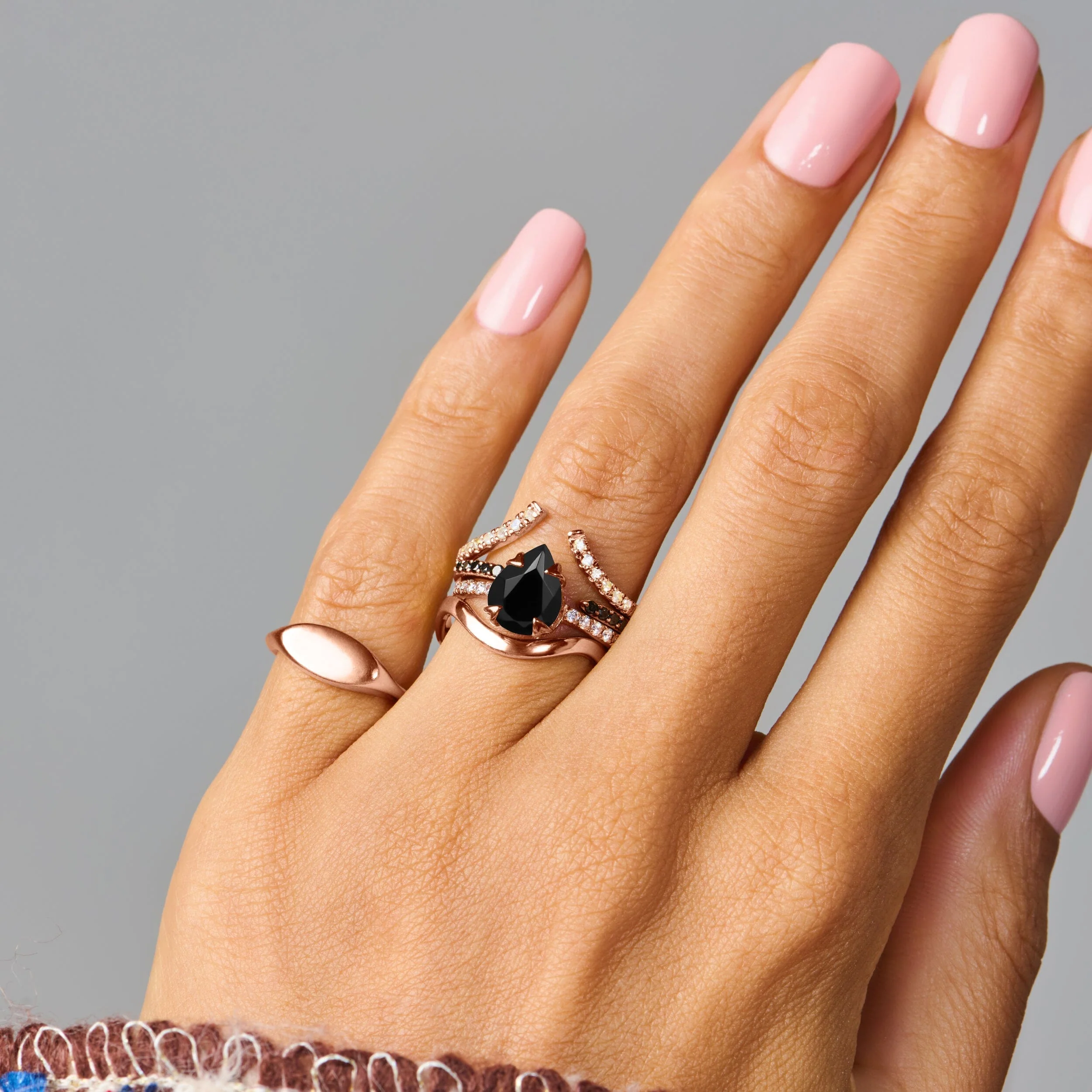 Black Obsidian Ring - Nymph - Image 6