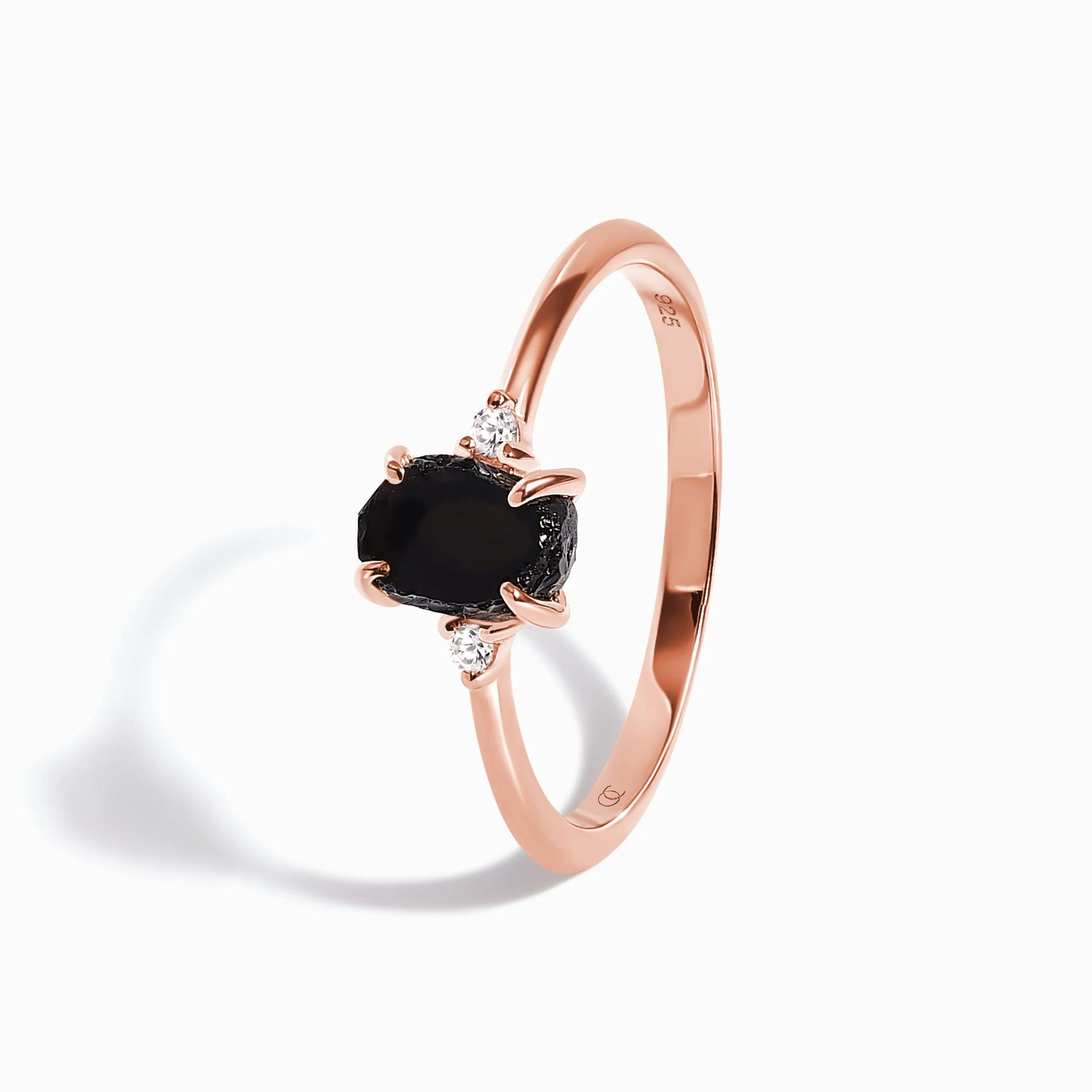 Black Obsidian Ring - Petite Raw Allure - Image 11