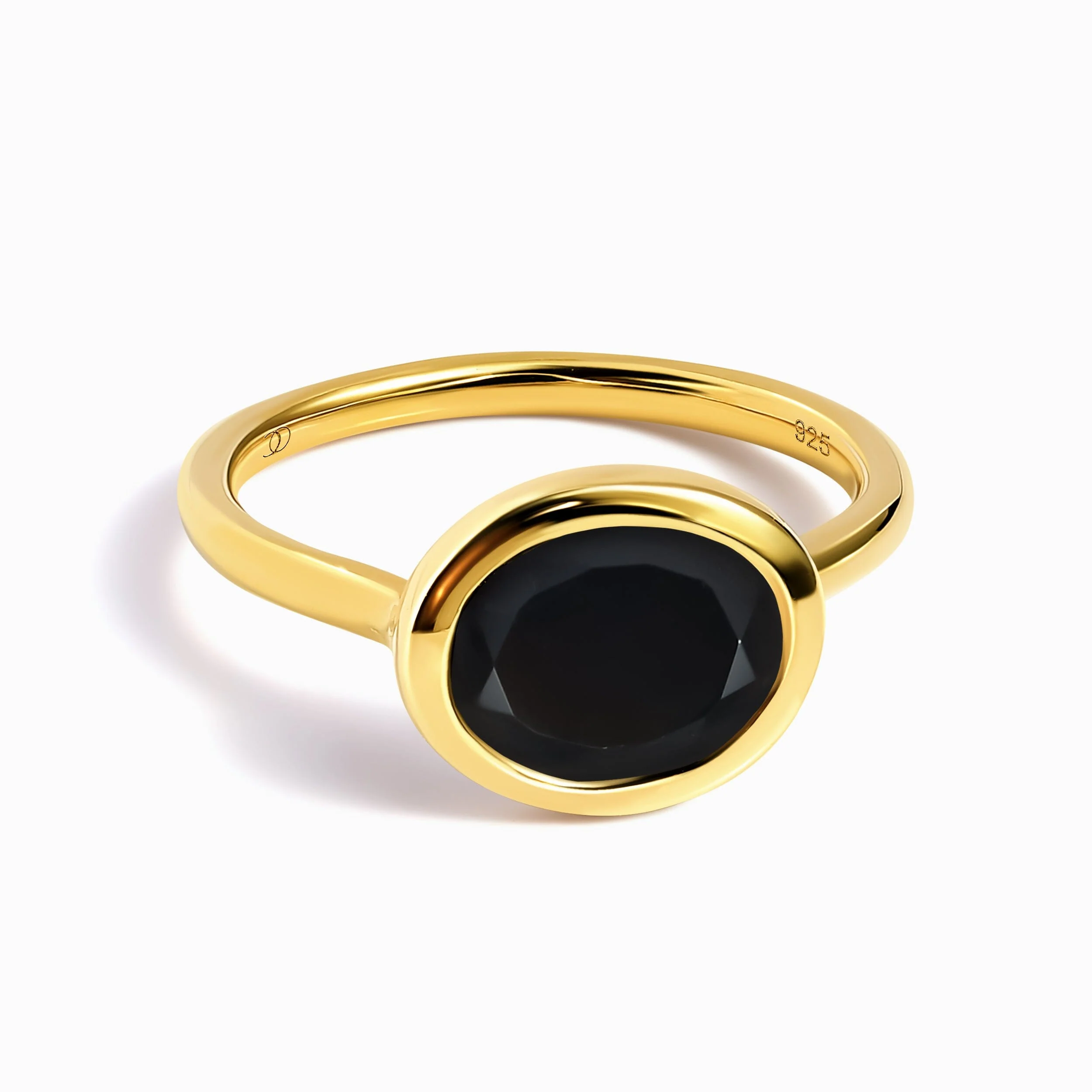 Black Obsidian Skin Touch Ring - Feel the Strength - Image 8
