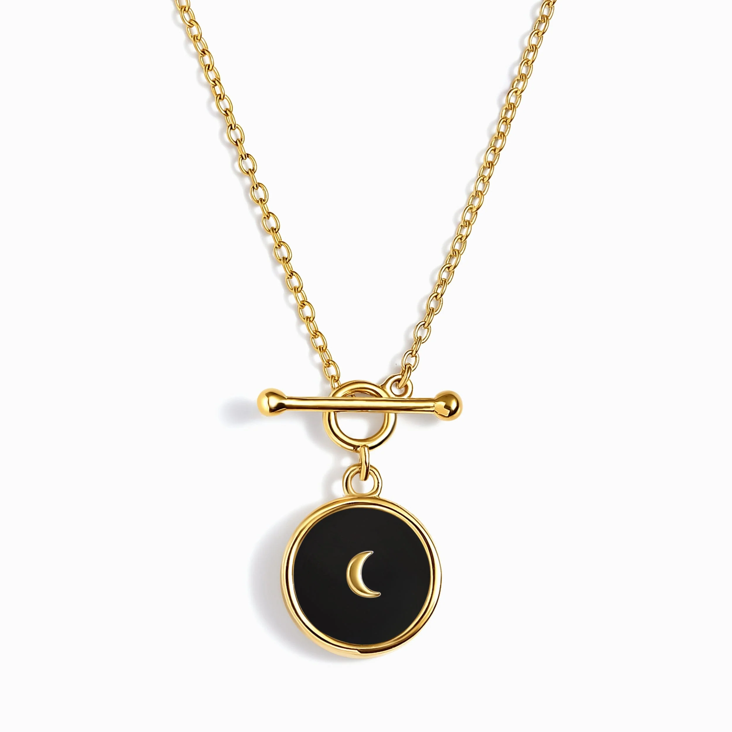 Black Obsidian T-Lock Necklace - Dream - Image 5