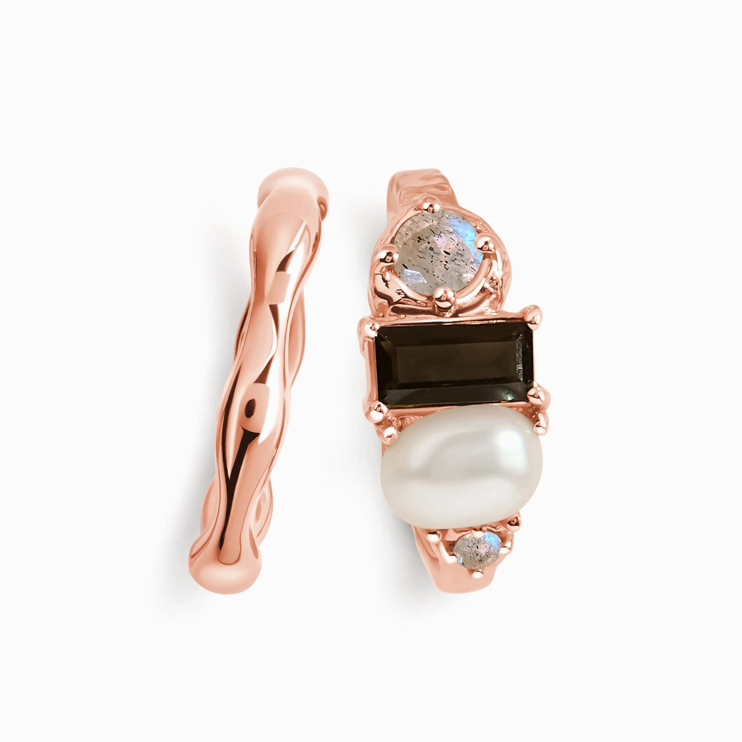 Black Obsidian Treasure & Magma Band Set - Image 5