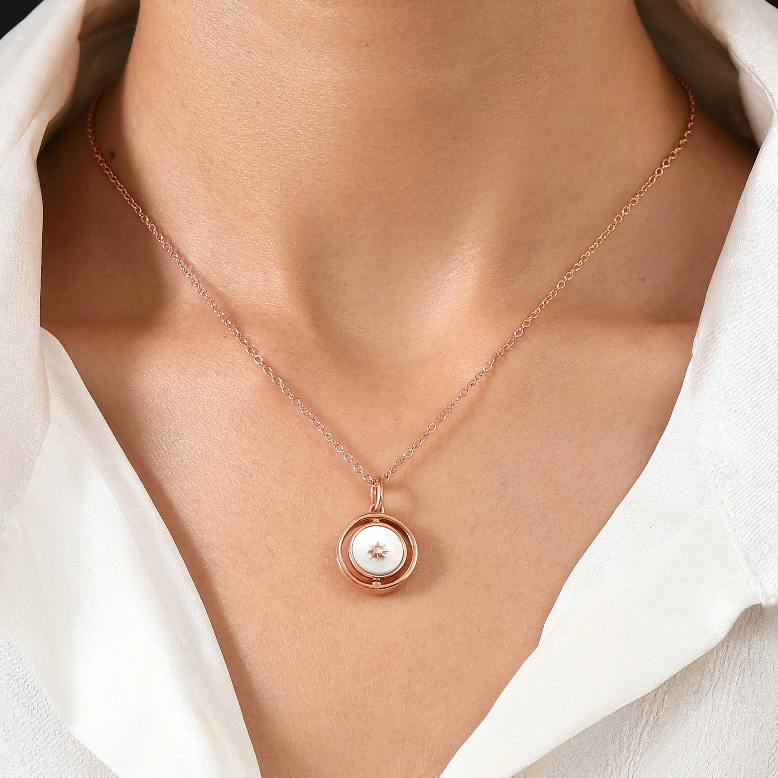 Black Obsidian Pearl Necklace - Night & Day - Image 6
