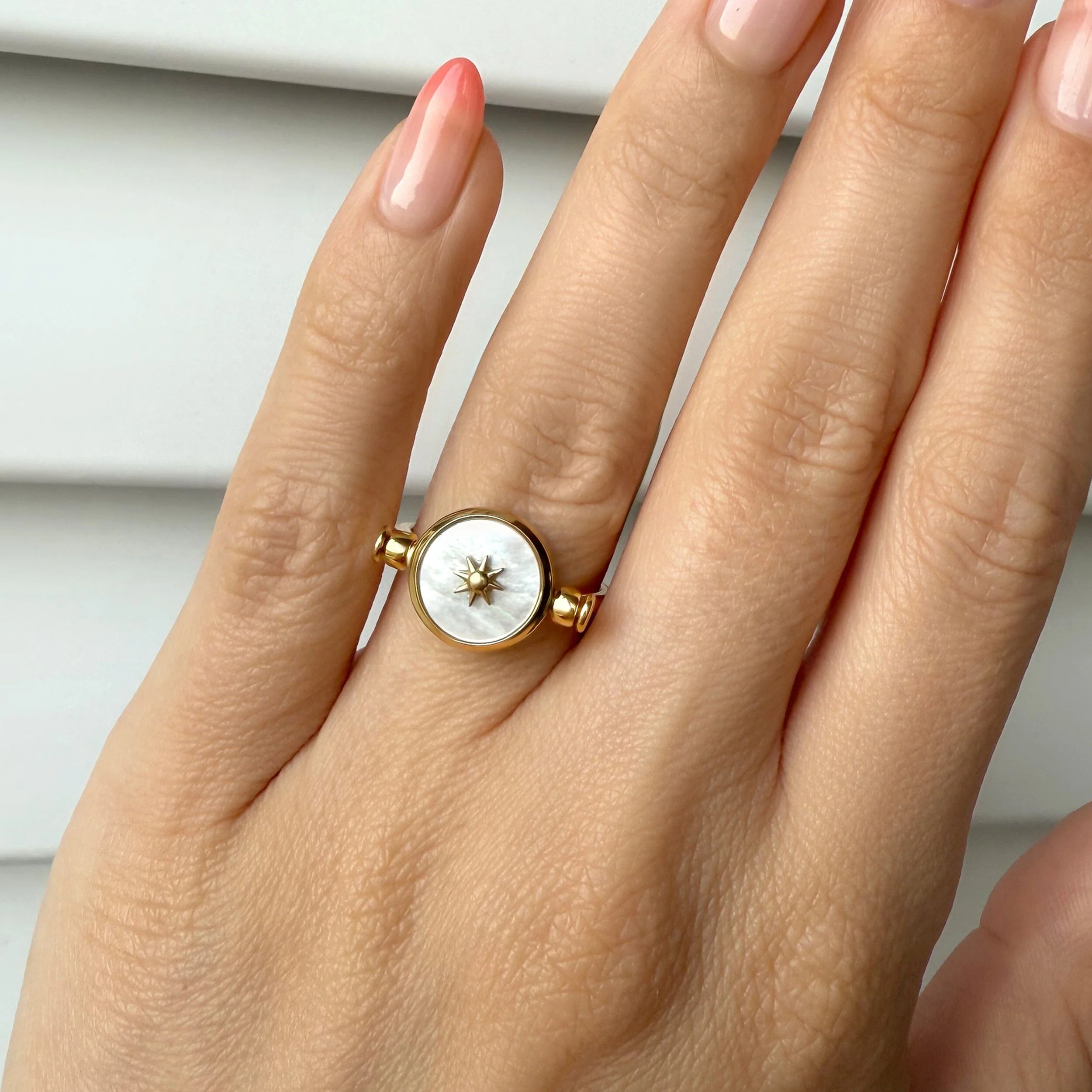 Black Onyx Pearl Ring - Night & Day - Image 12