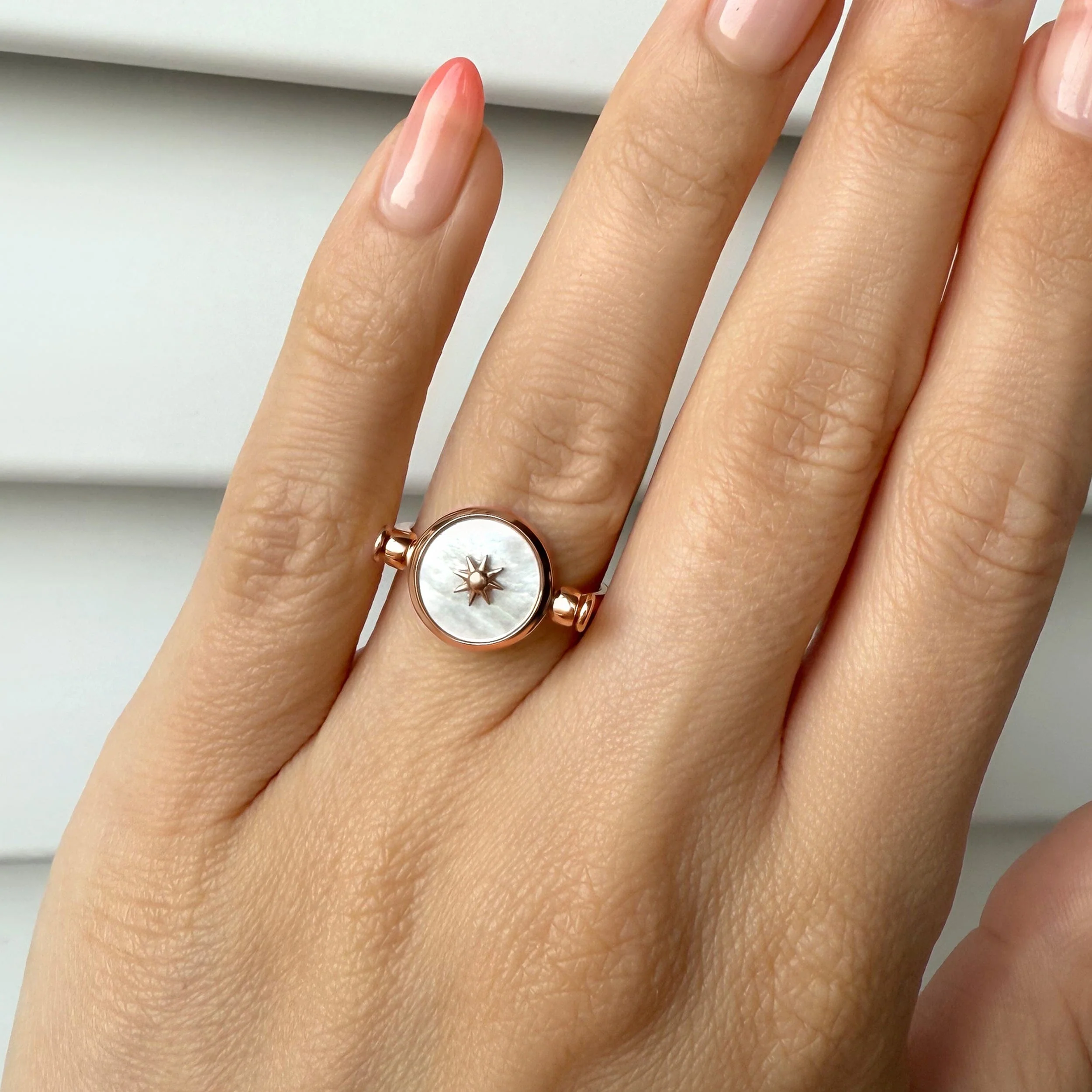 Black Onyx Pearl Ring - Night & Day - Image 8
