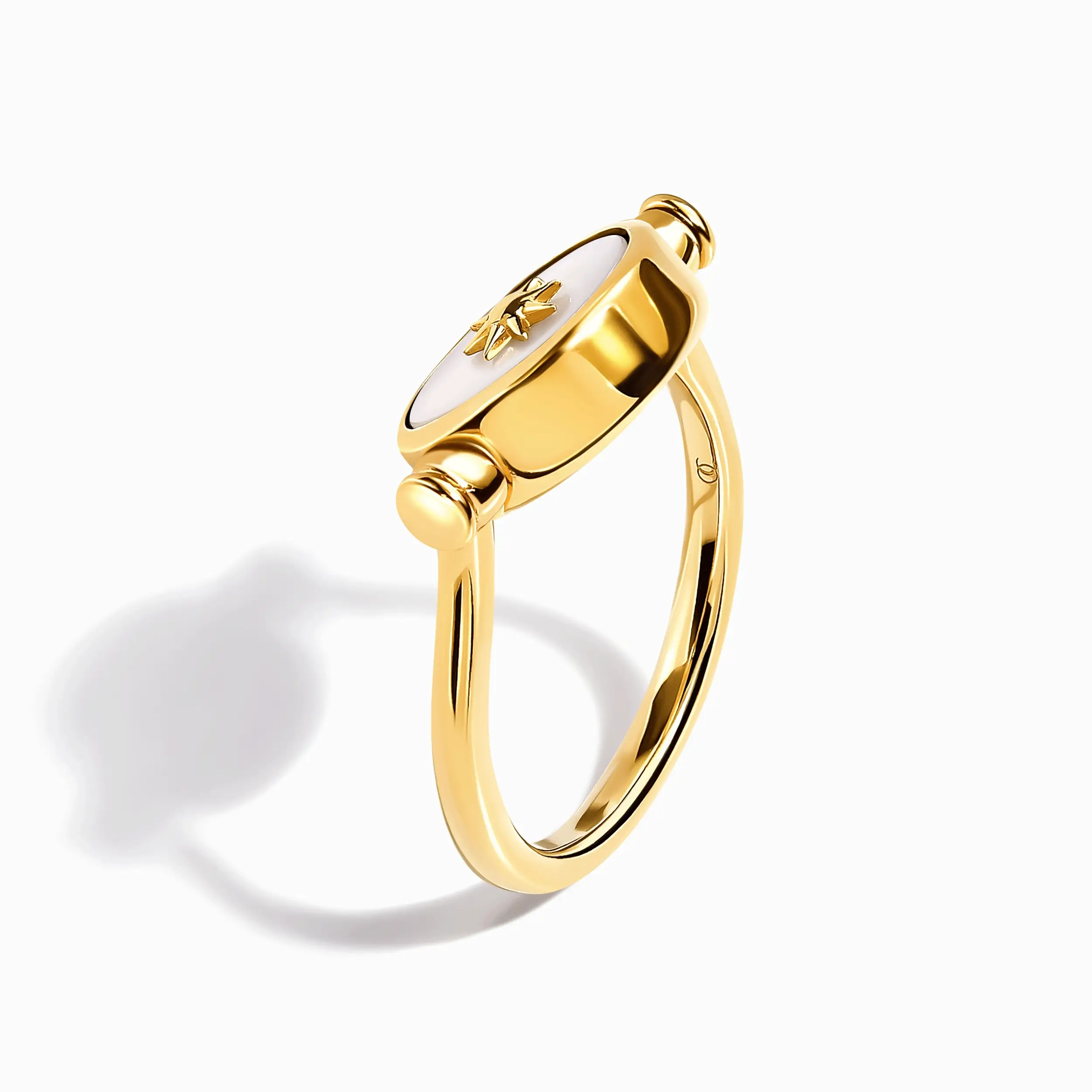 Black Onyx Pearl Ring - Night & Day - Image 9