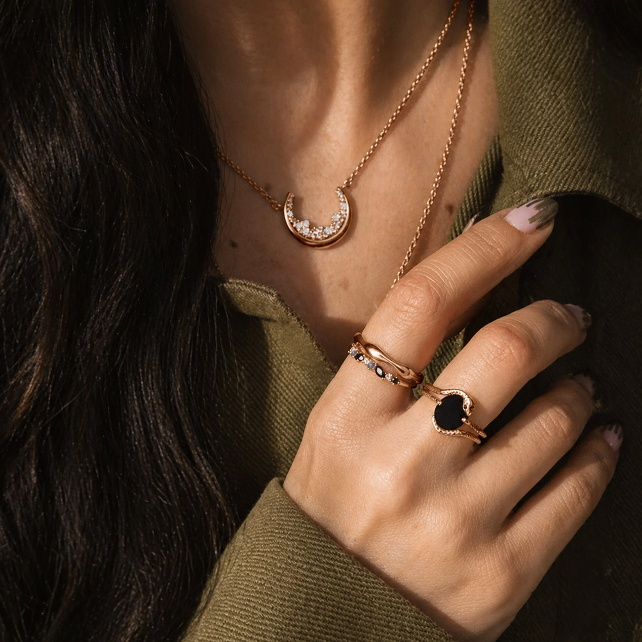 Black Onyx Ring - Serpent of Release - Image 12