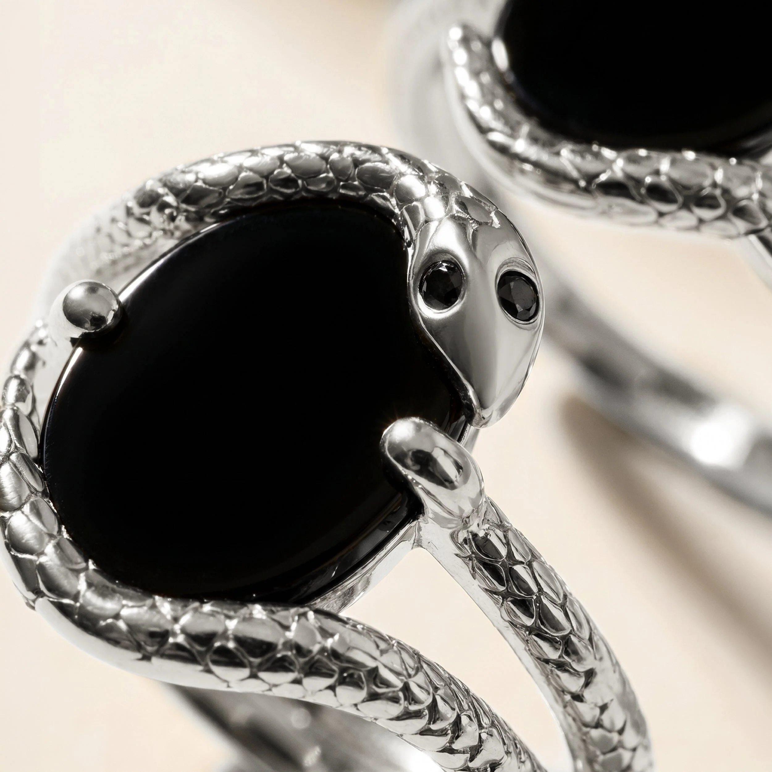 Black Onyx Ring - Serpent of Release - Image 17