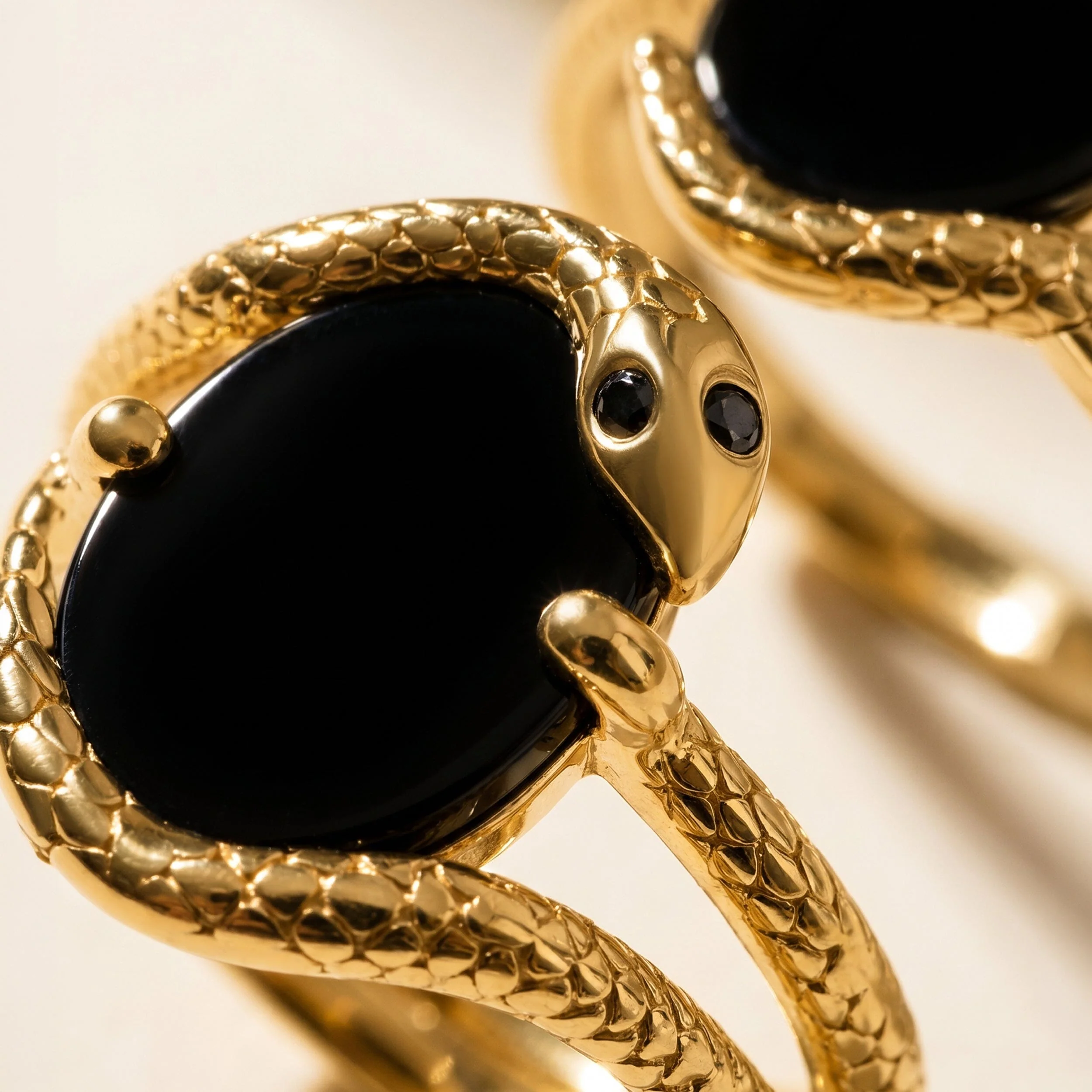 Black Onyx Ring - Serpent of Release - Image 19