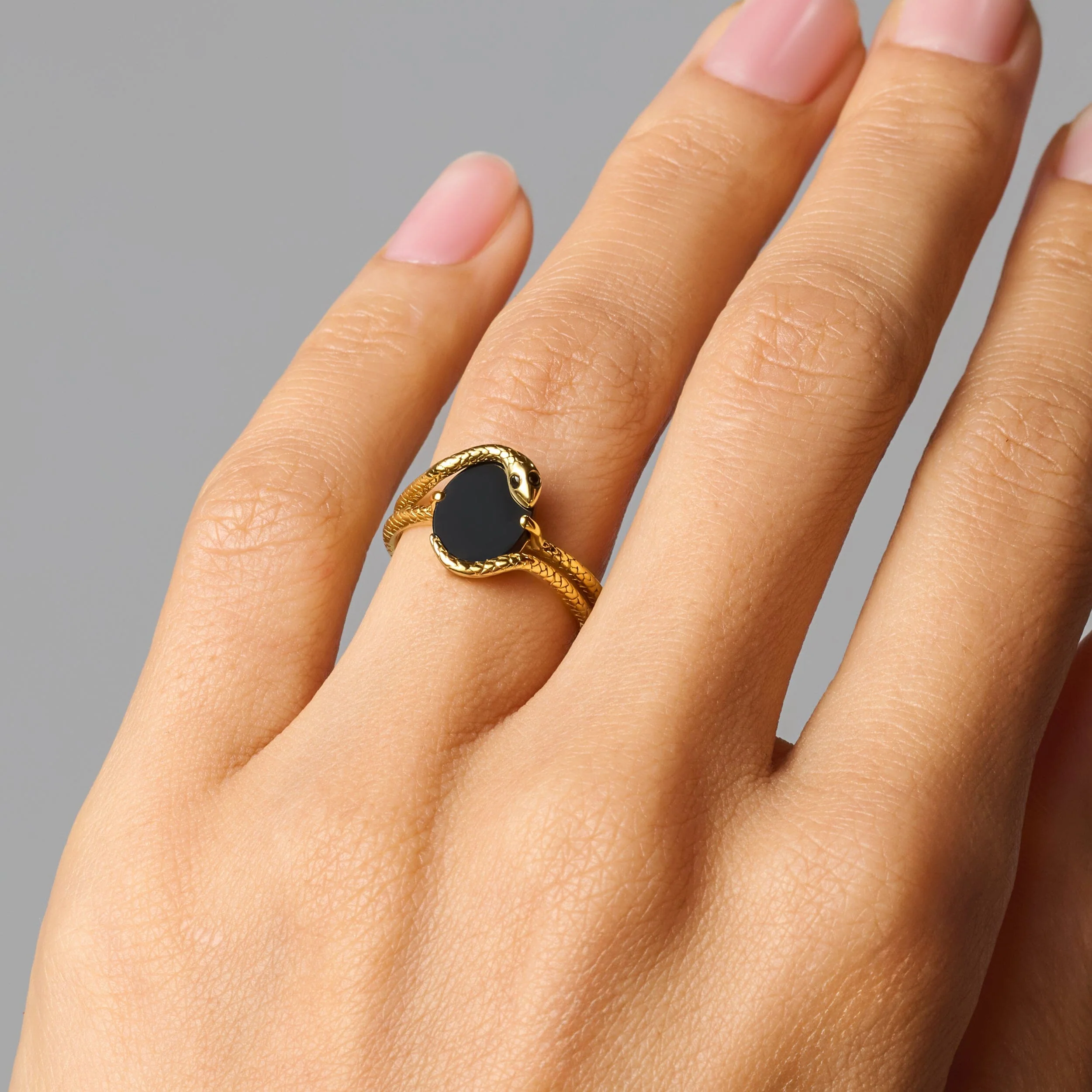 Black Onyx Ring - Serpent of Release - Image 37
