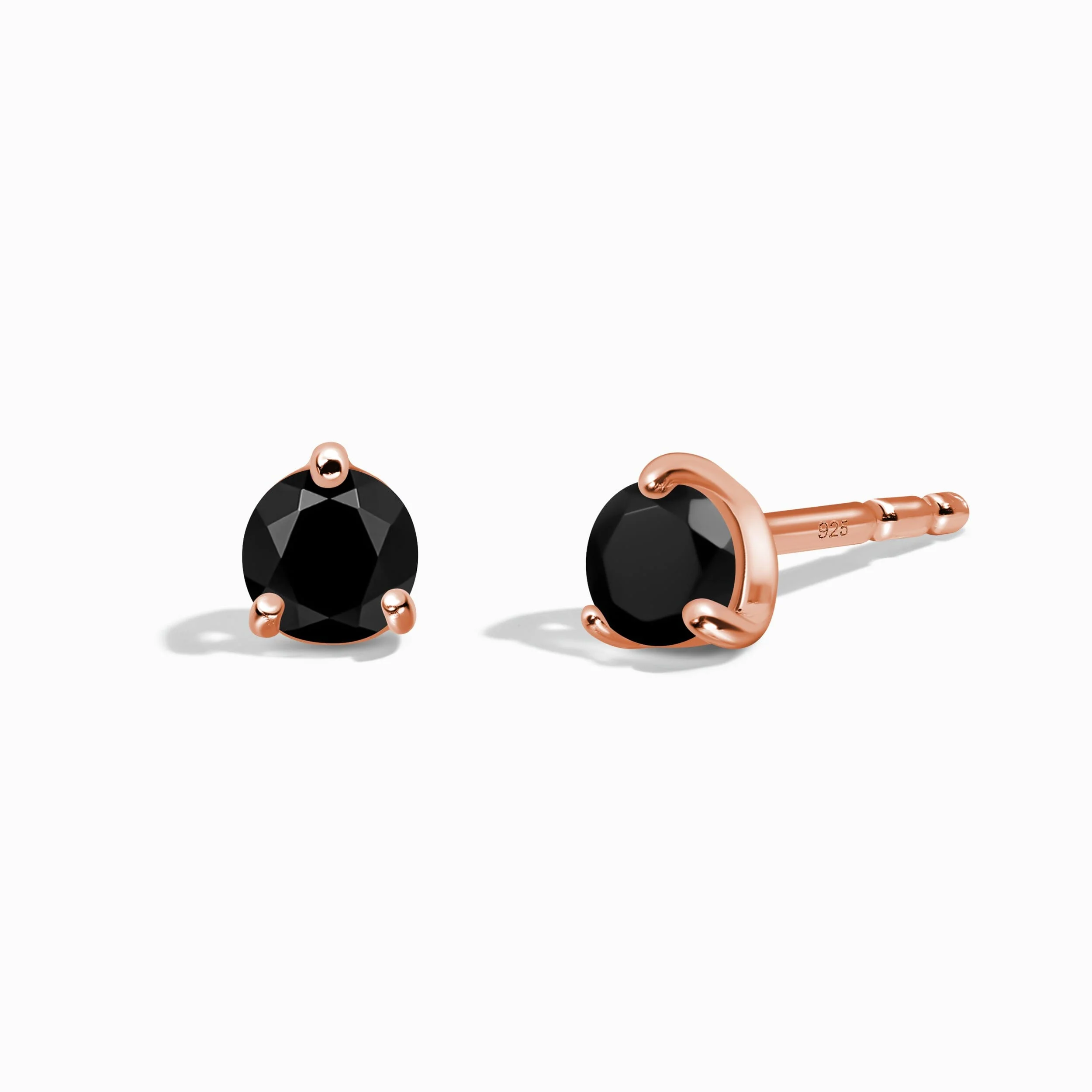 Black Onyx Round Studs - December Birthstone - Image 5