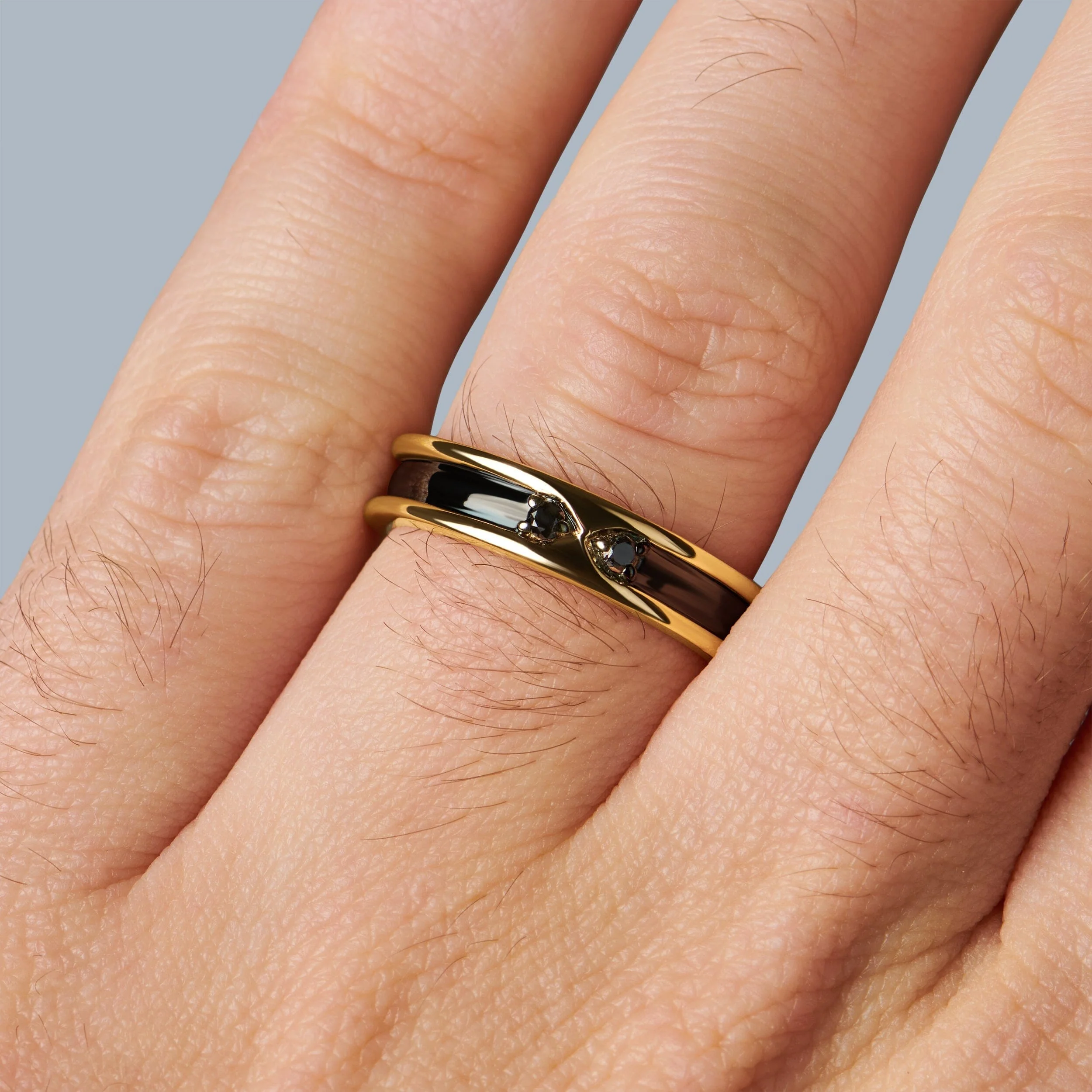 Black Onyx Unisex Ring - Individualist - Image 21