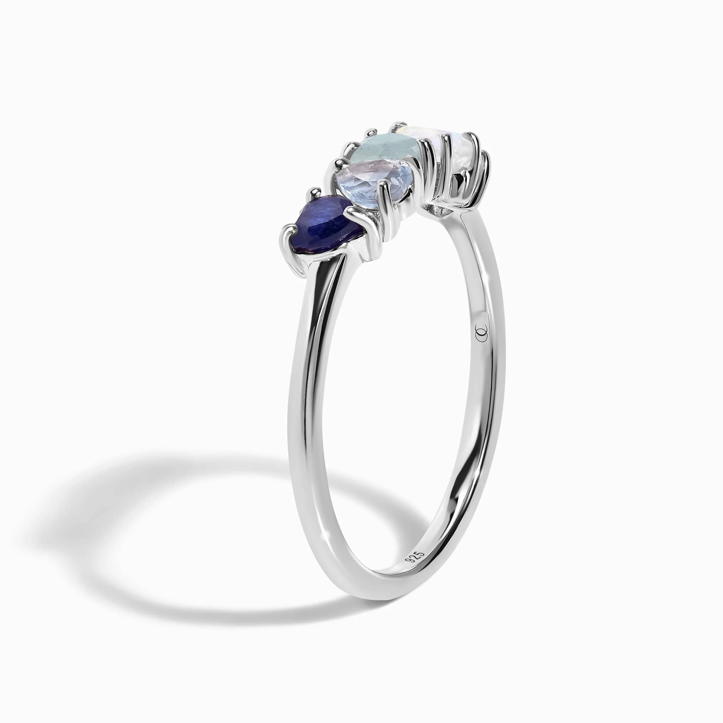Blue Gradient Multigem Ring - Crush On You - Image 10