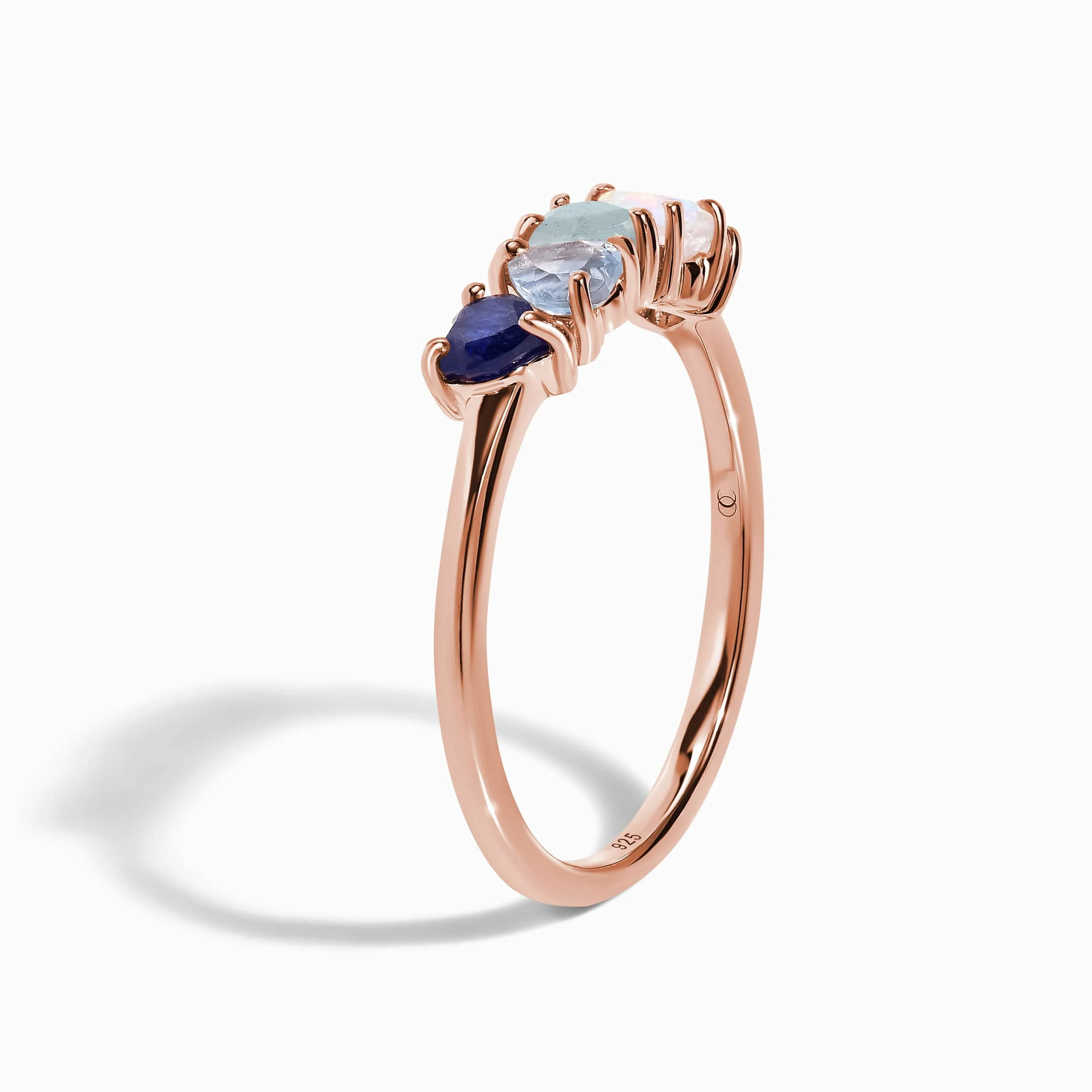 Blue Gradient Multigem Ring - Crush On You - Image 14