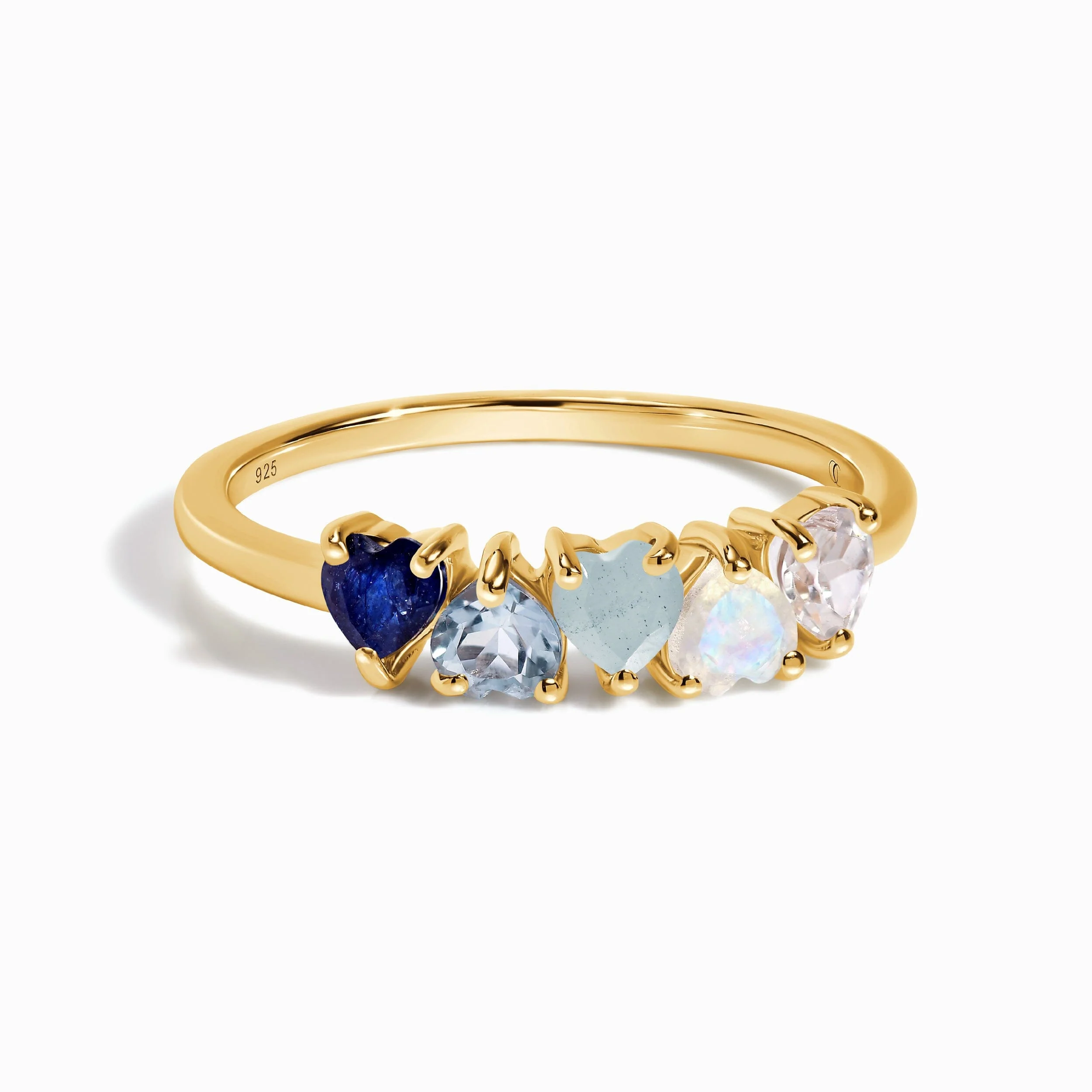Blue Gradient Multigem Ring - Crush On You - Image 5