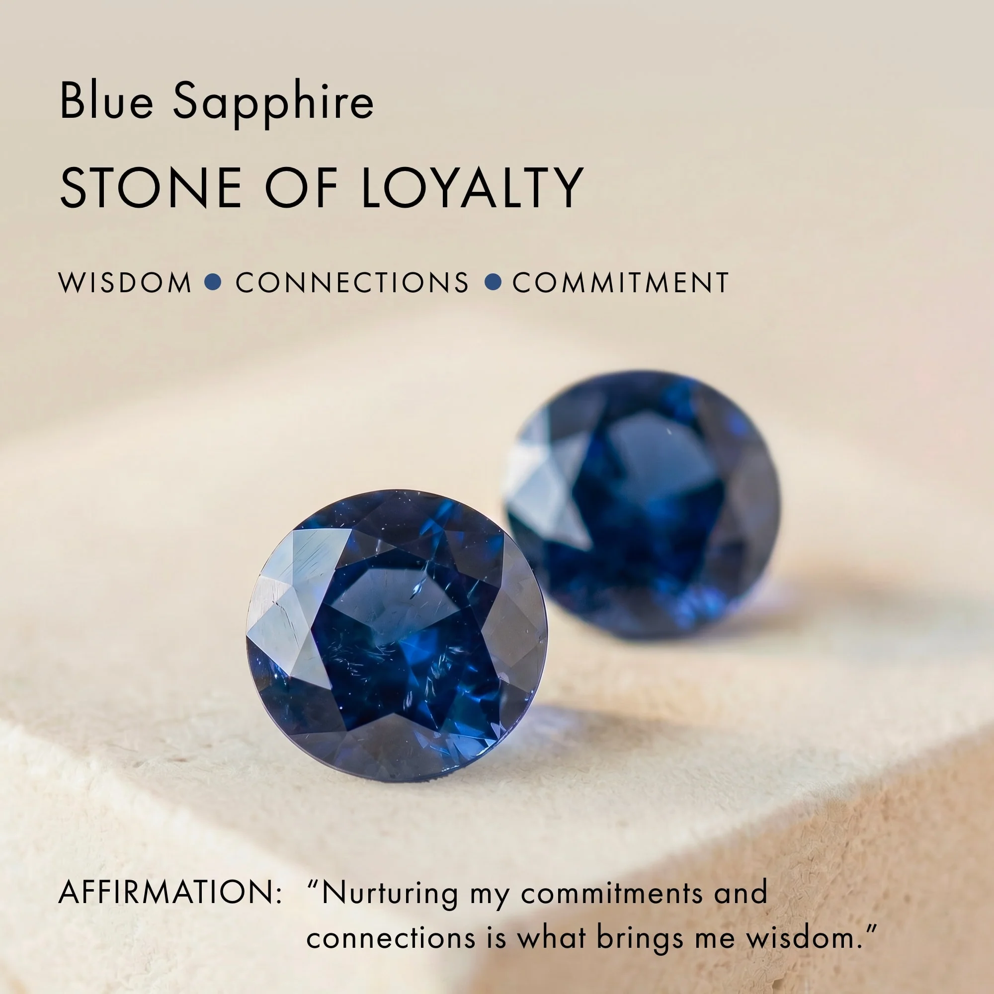 Blue Sapphire Ring - Harlow - Image 7
