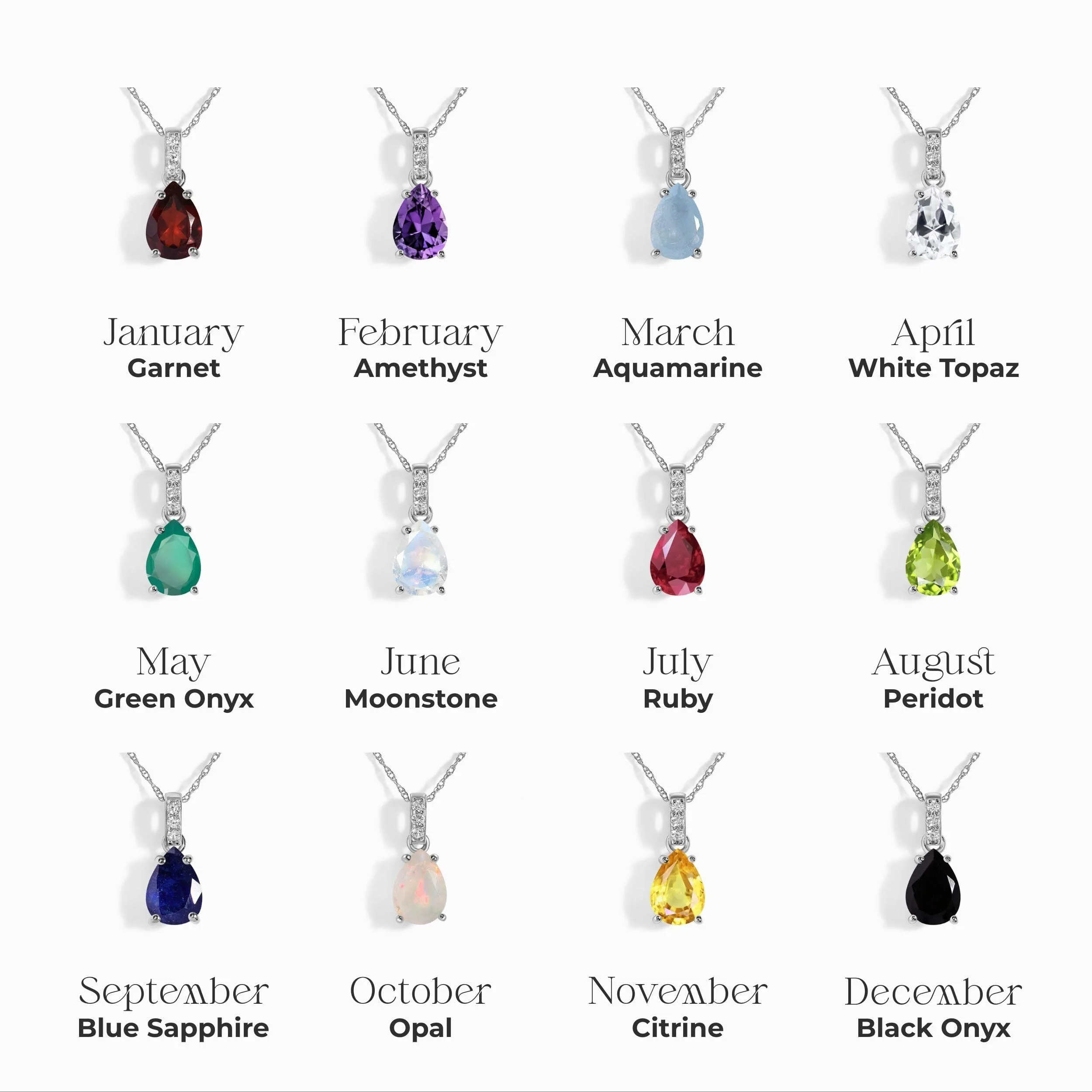 Blue Sapphire Diamond Necklace Sway - September Birthstone - Image 10