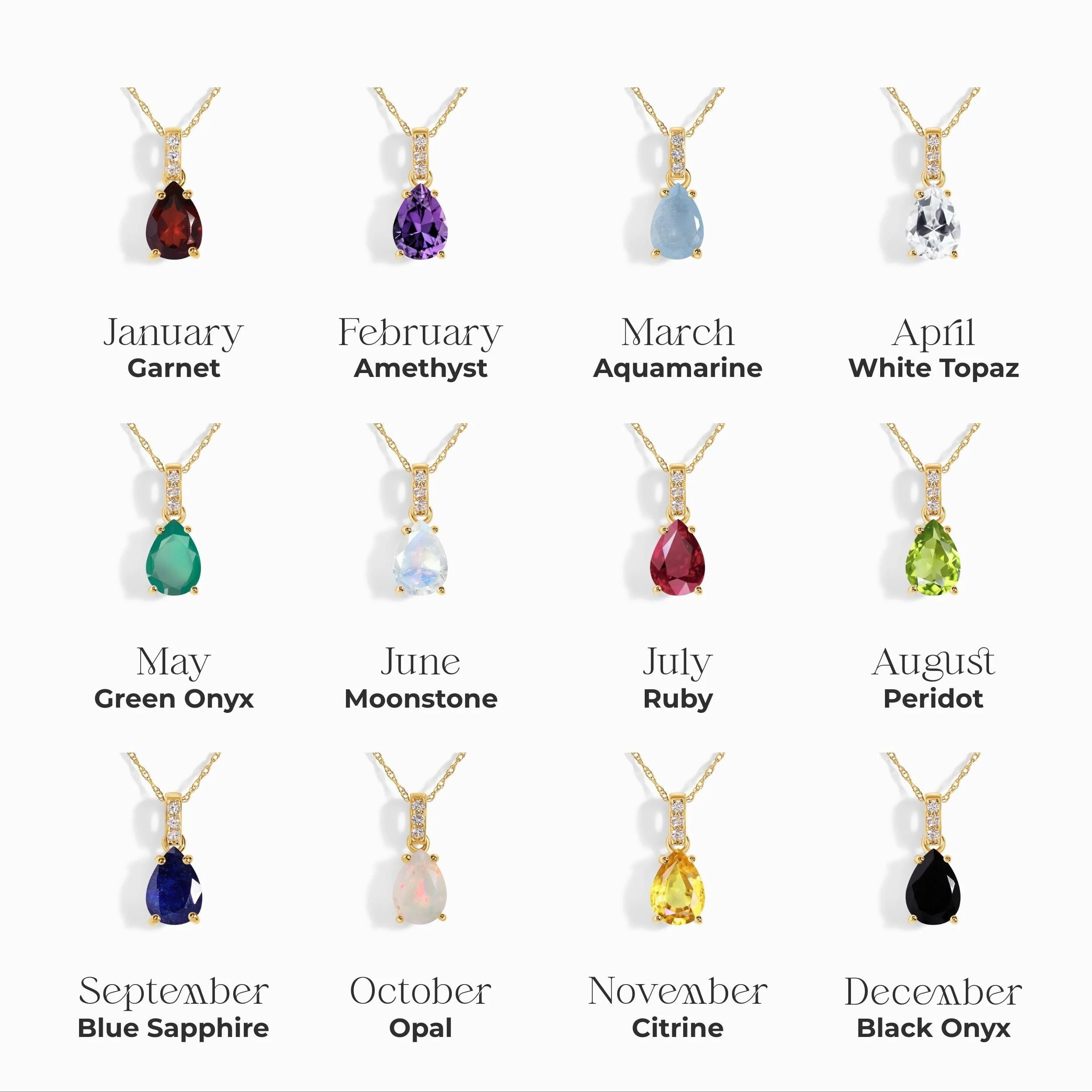 Blue Sapphire Diamond Necklace Sway - September Birthstone - Image 18