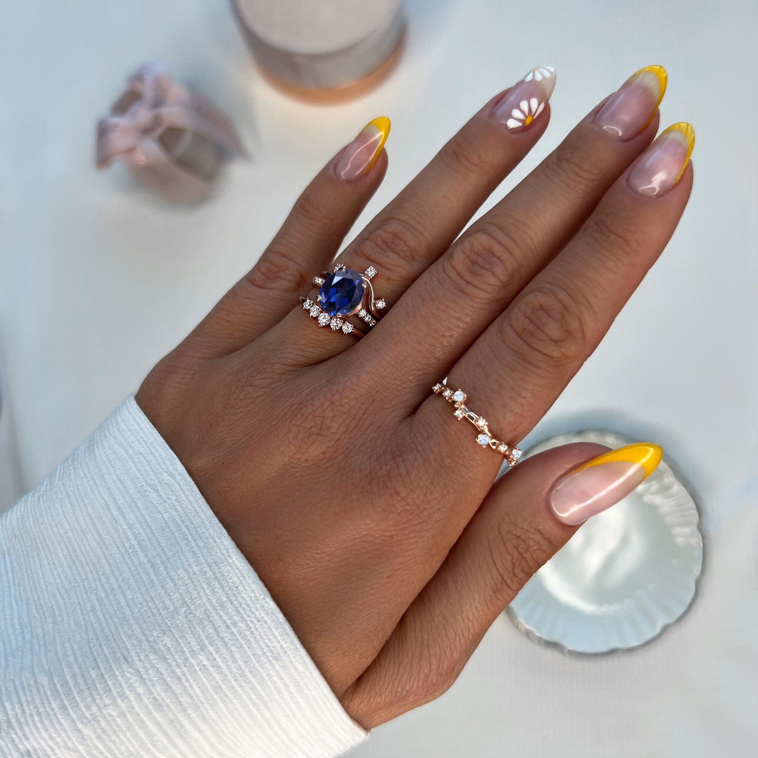 Blue Sapphire Ring - Harlow - Image 19