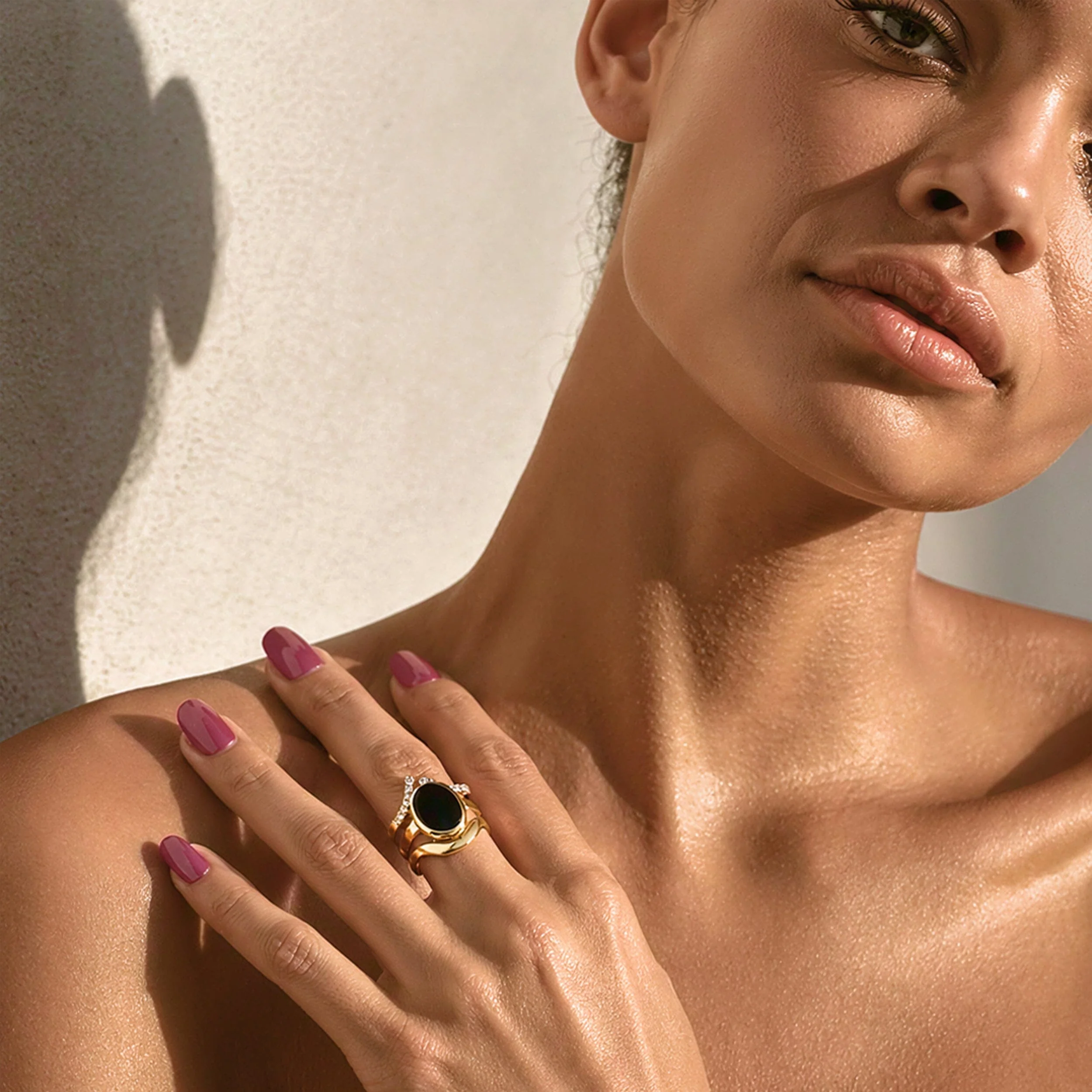 Crystal Ring - Enfolded Black Onyx - Image 10