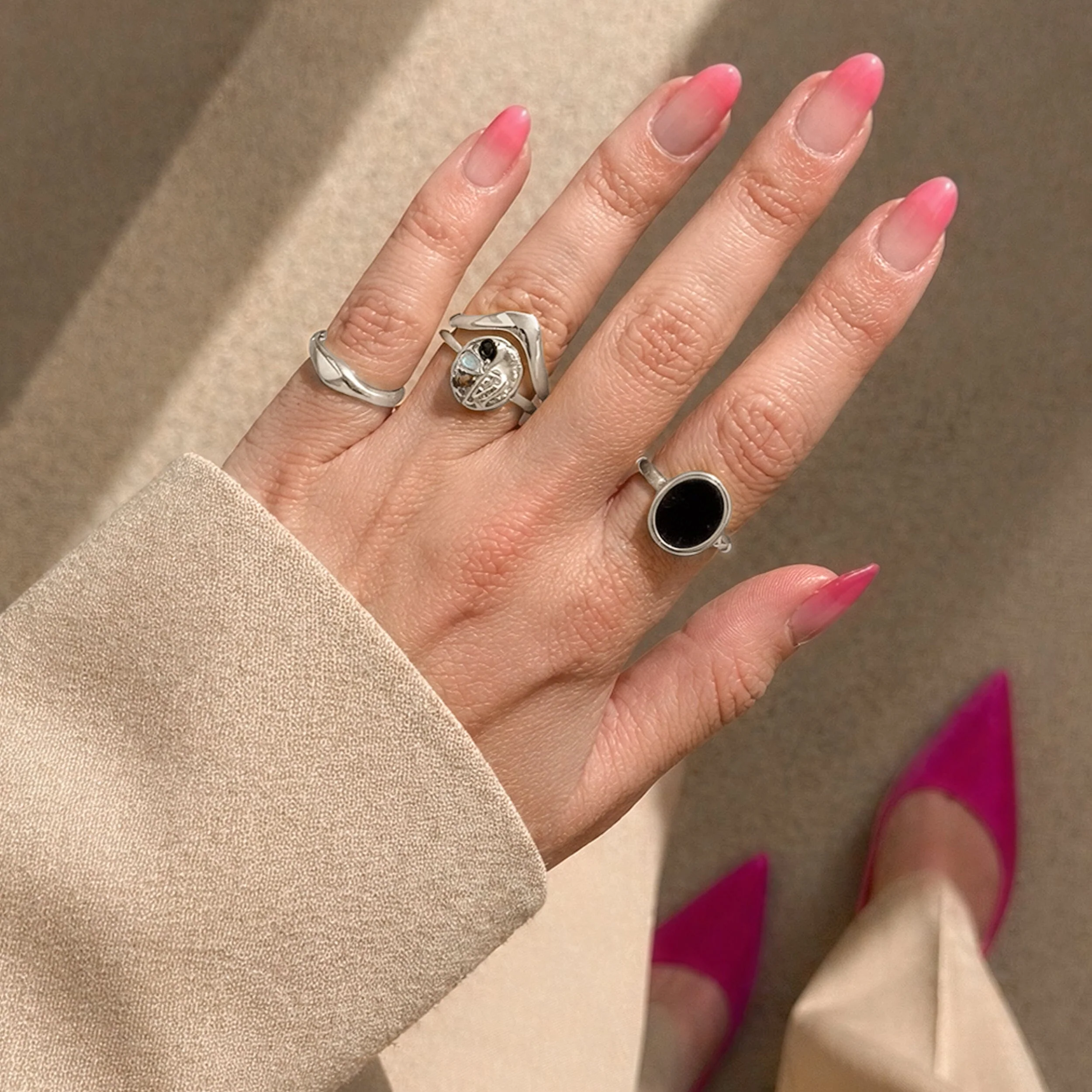 Crystal Ring - Enfolded Black Onyx - Image 17