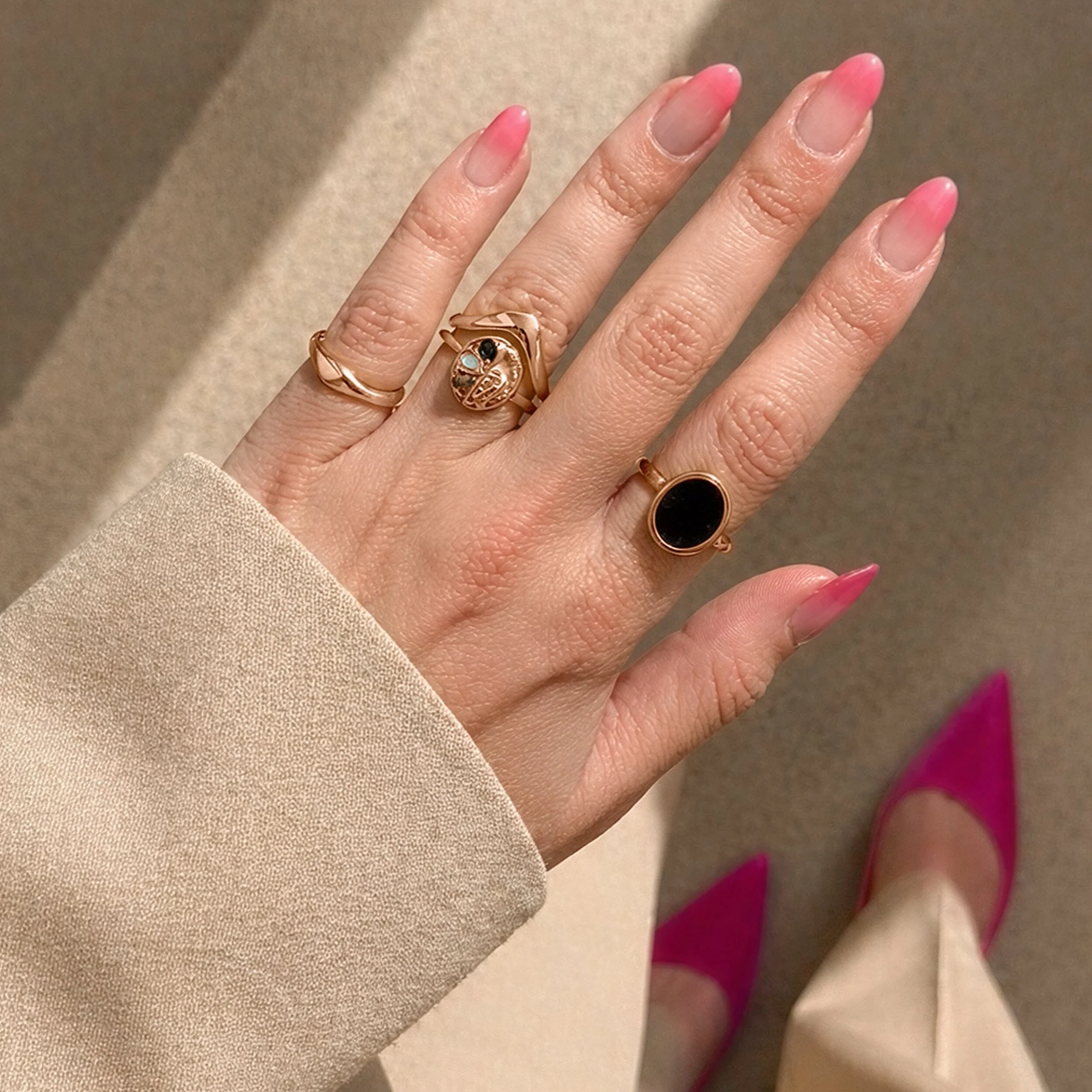 Crystal Ring - Enfolded Black Onyx - Image 18