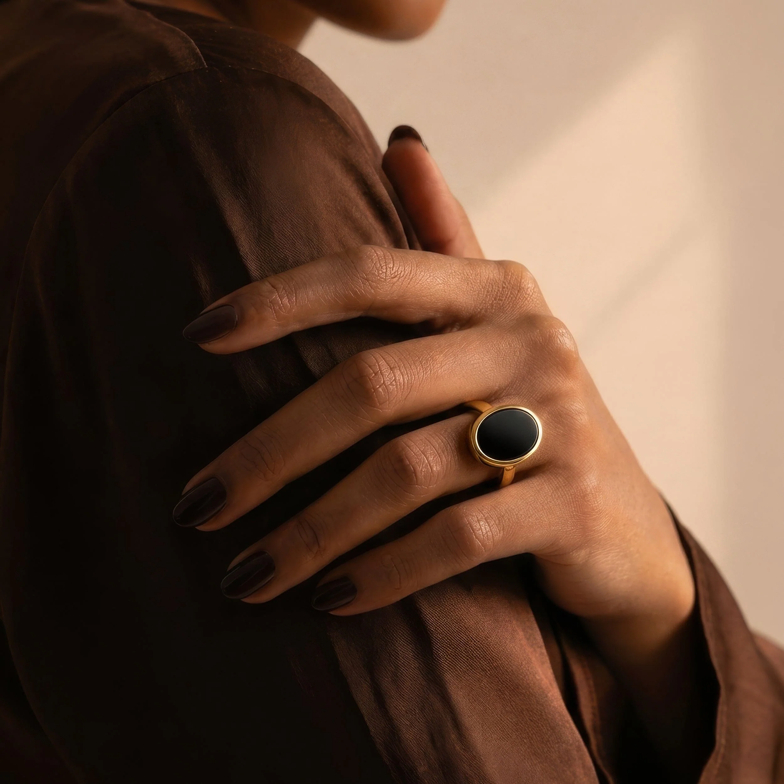 Crystal Ring - Enfolded Black Onyx - Image 6