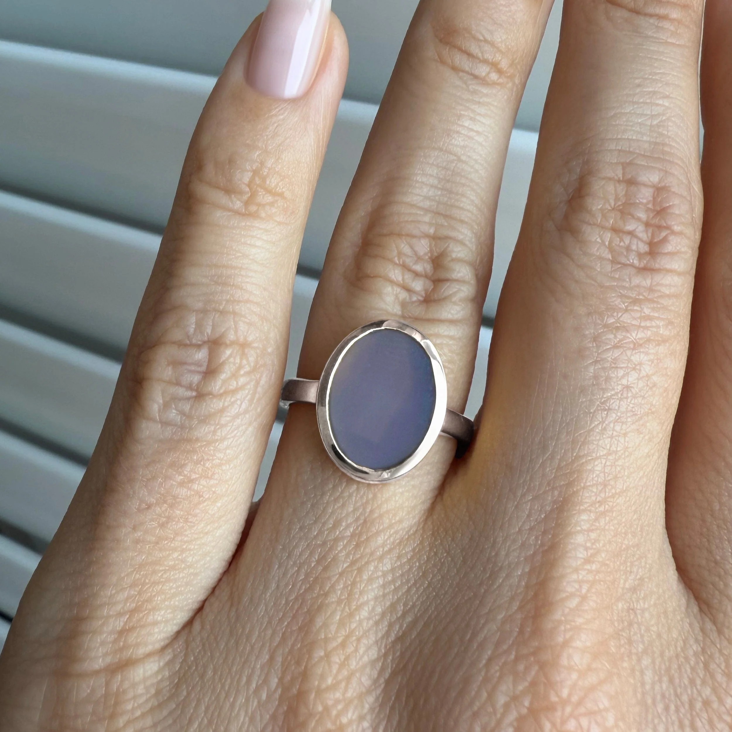 Crystal Ring - Enfolded Grey Agate - Image 24