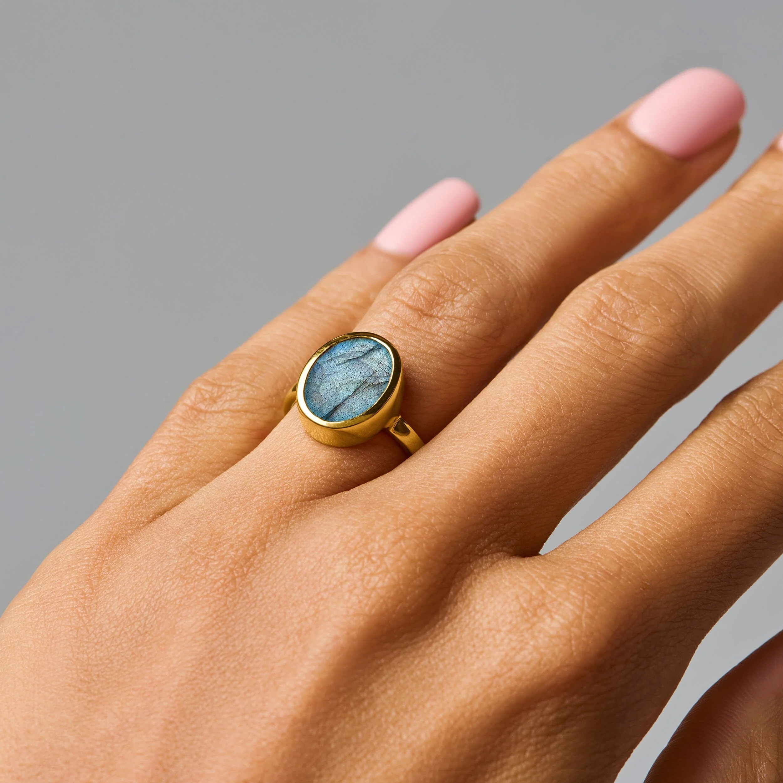 Crystal Ring - Enfolded Labradorite - Image 16